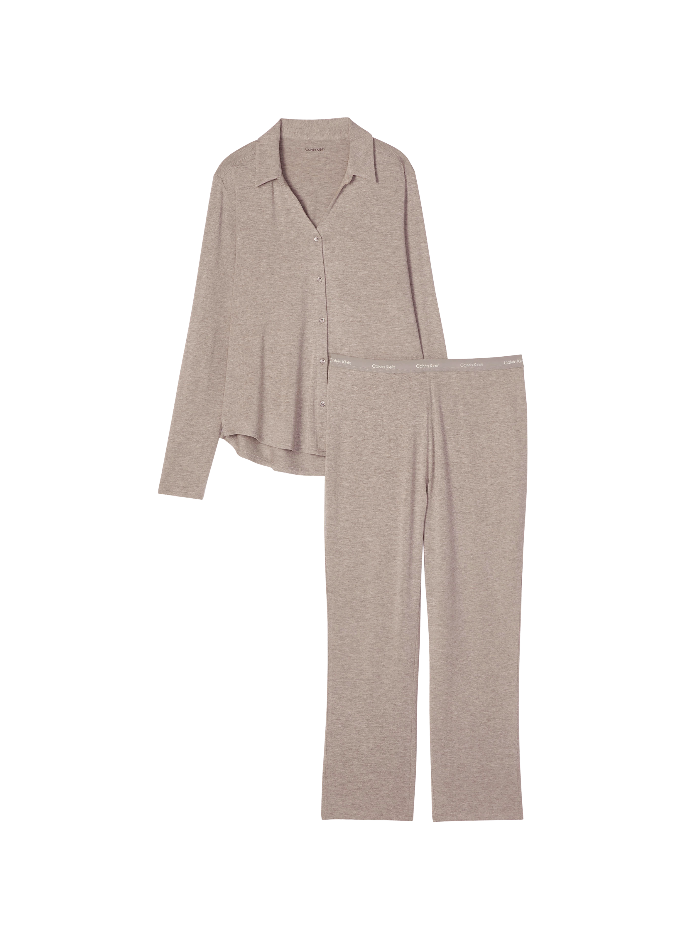 Solid color pajama set CALVIN KLEIN Grey