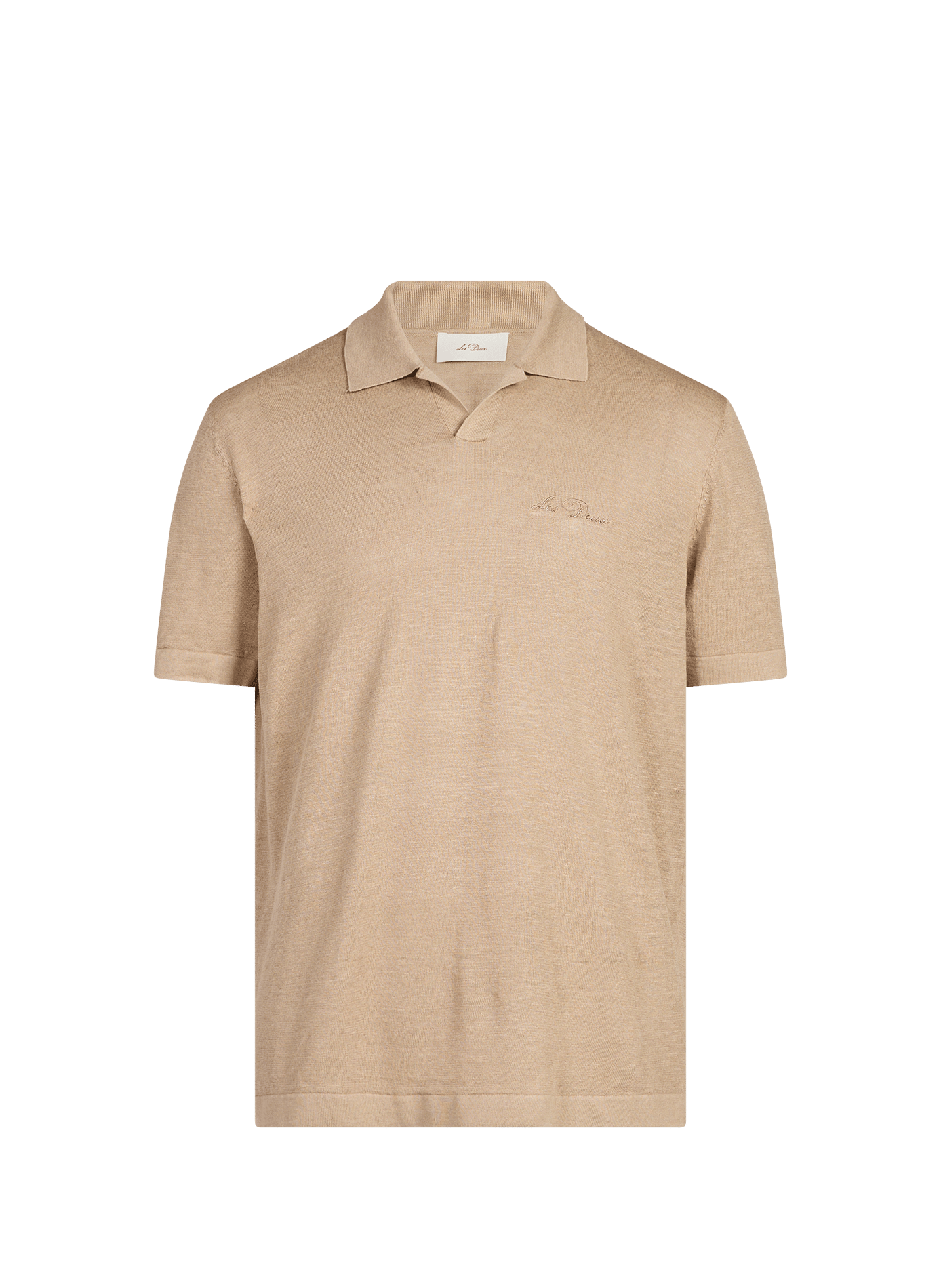 Polo à logo en coton  LES DEUX Beige