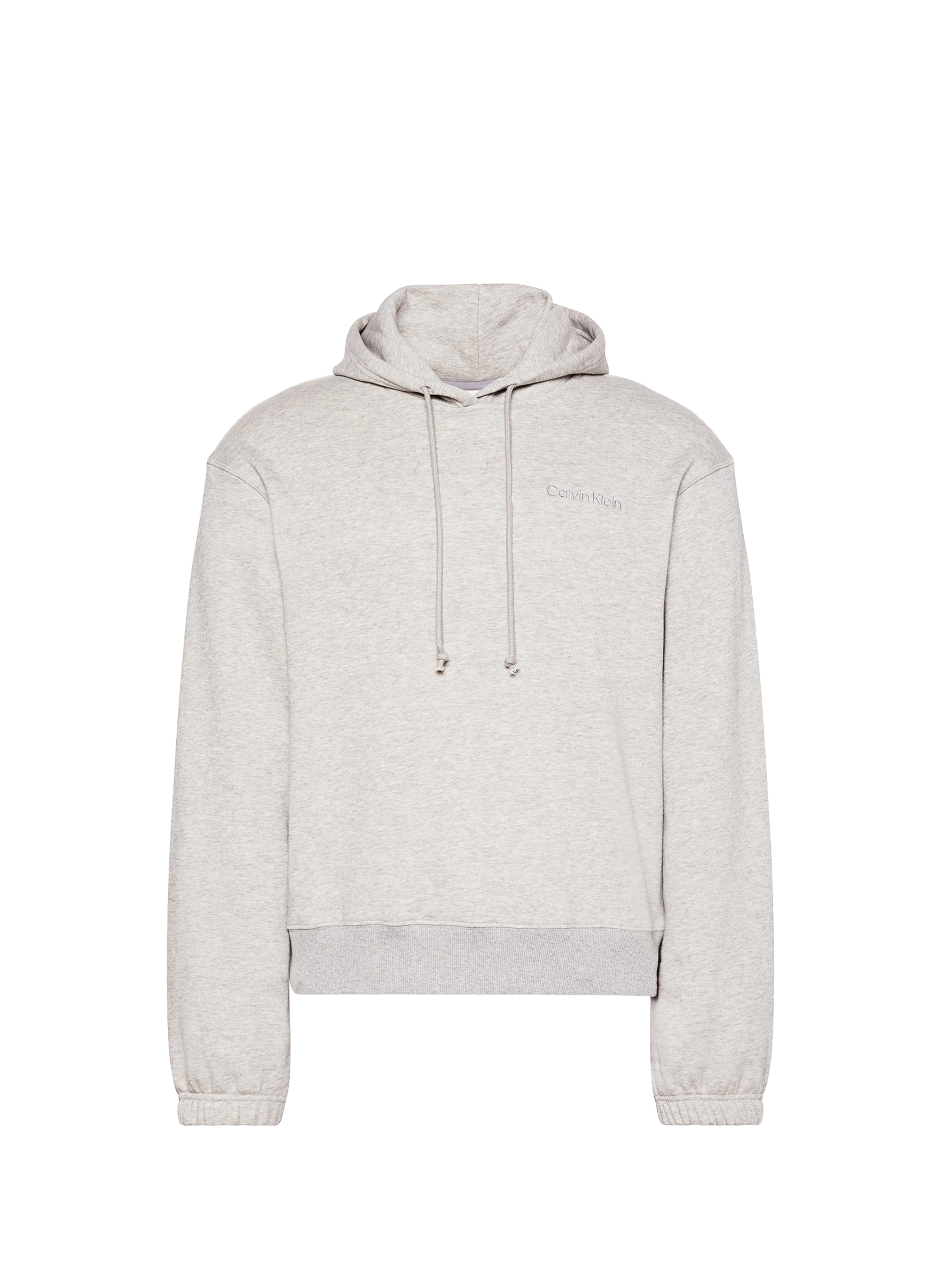 Hoodie en coton mélangé CALVIN KLEIN Gris
