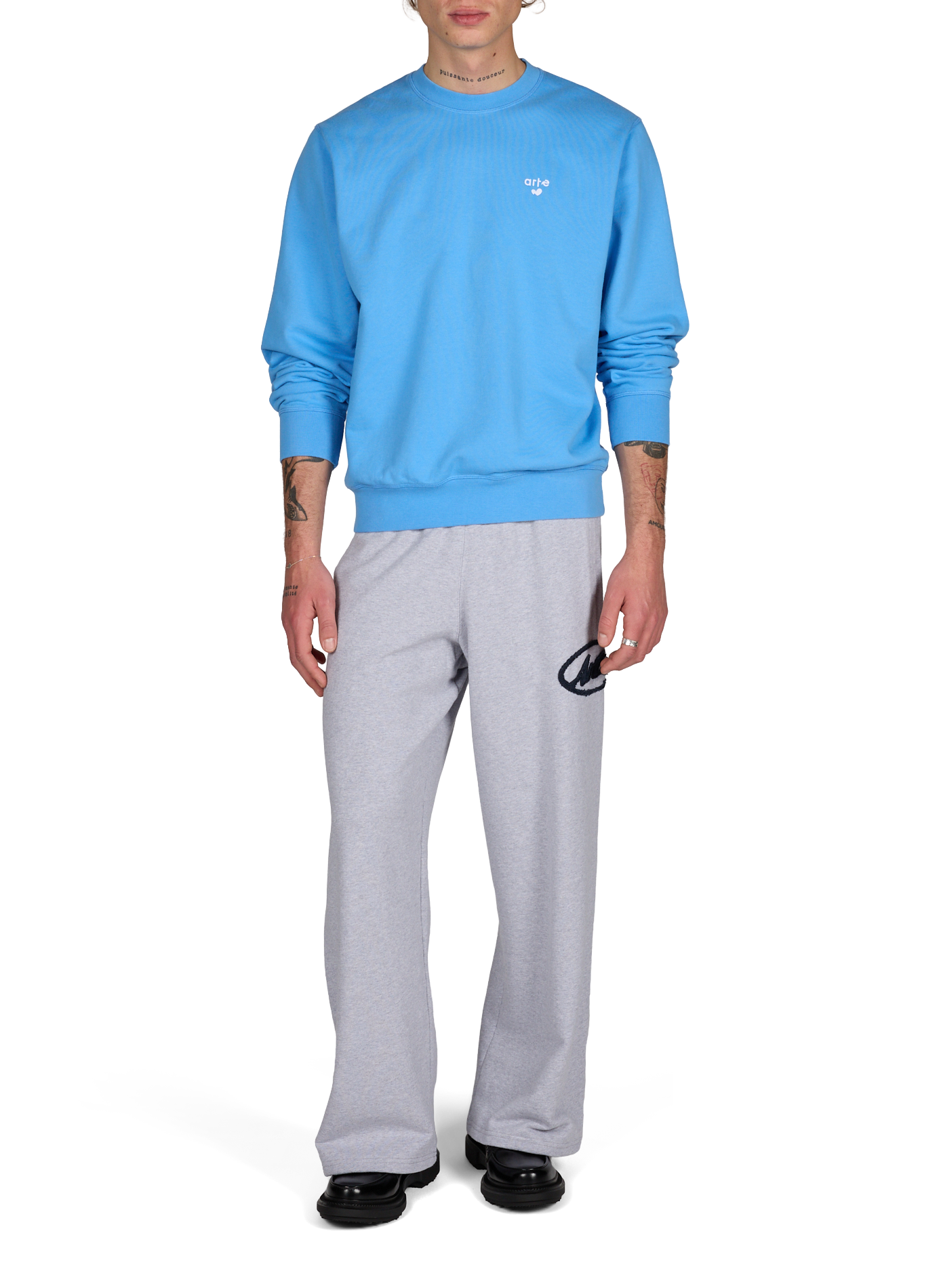 Cotton hoodie ARTE ANTWERP Blue