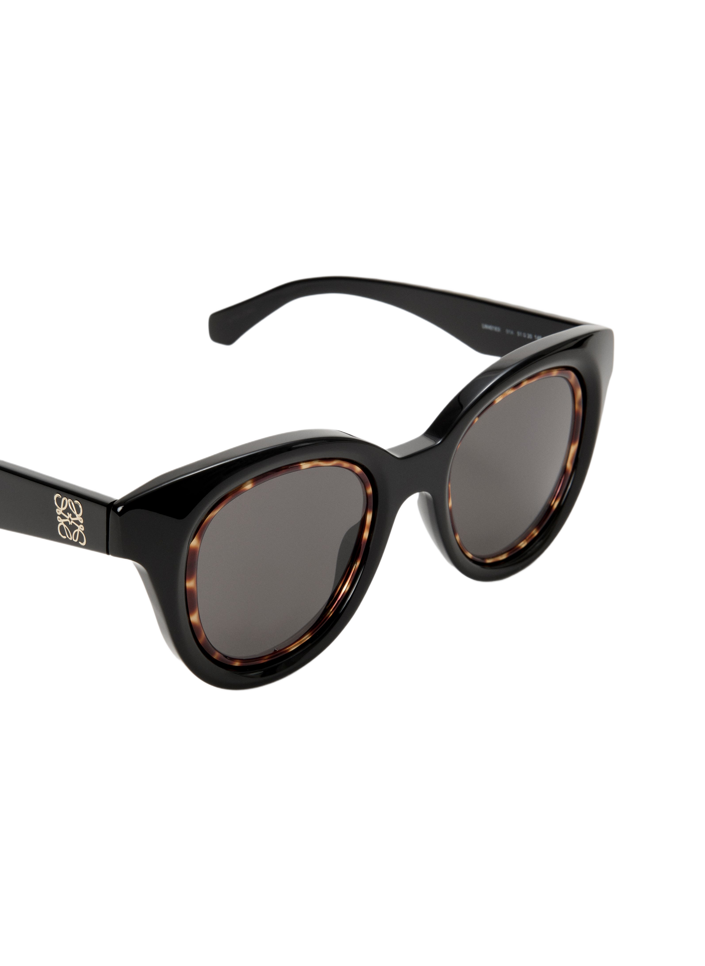 Lunettes de soleil Mini Anagram Butterfly LOEWE Noir