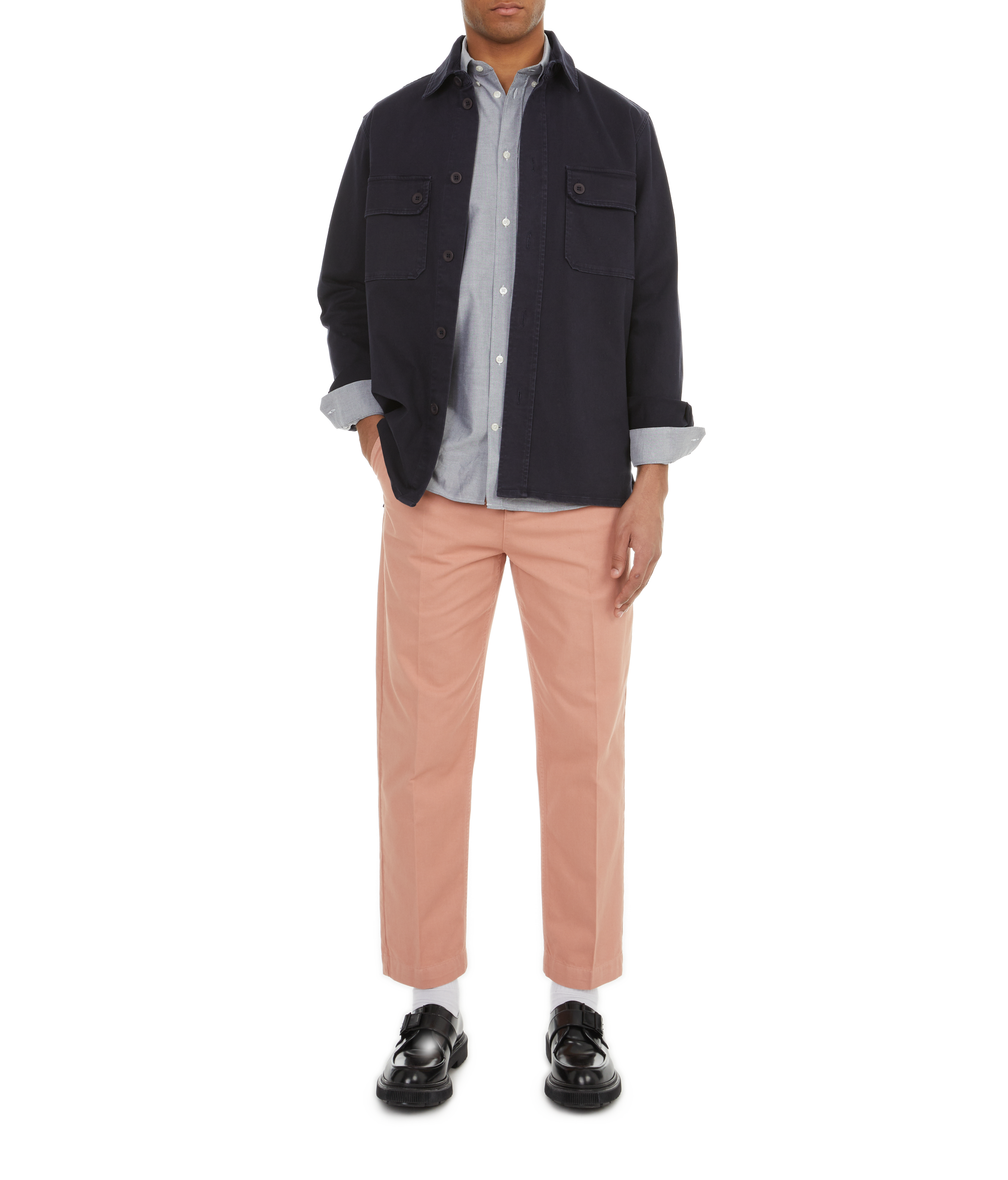 Long-sleeve cotton Shirt  SAISON 1865 Blue