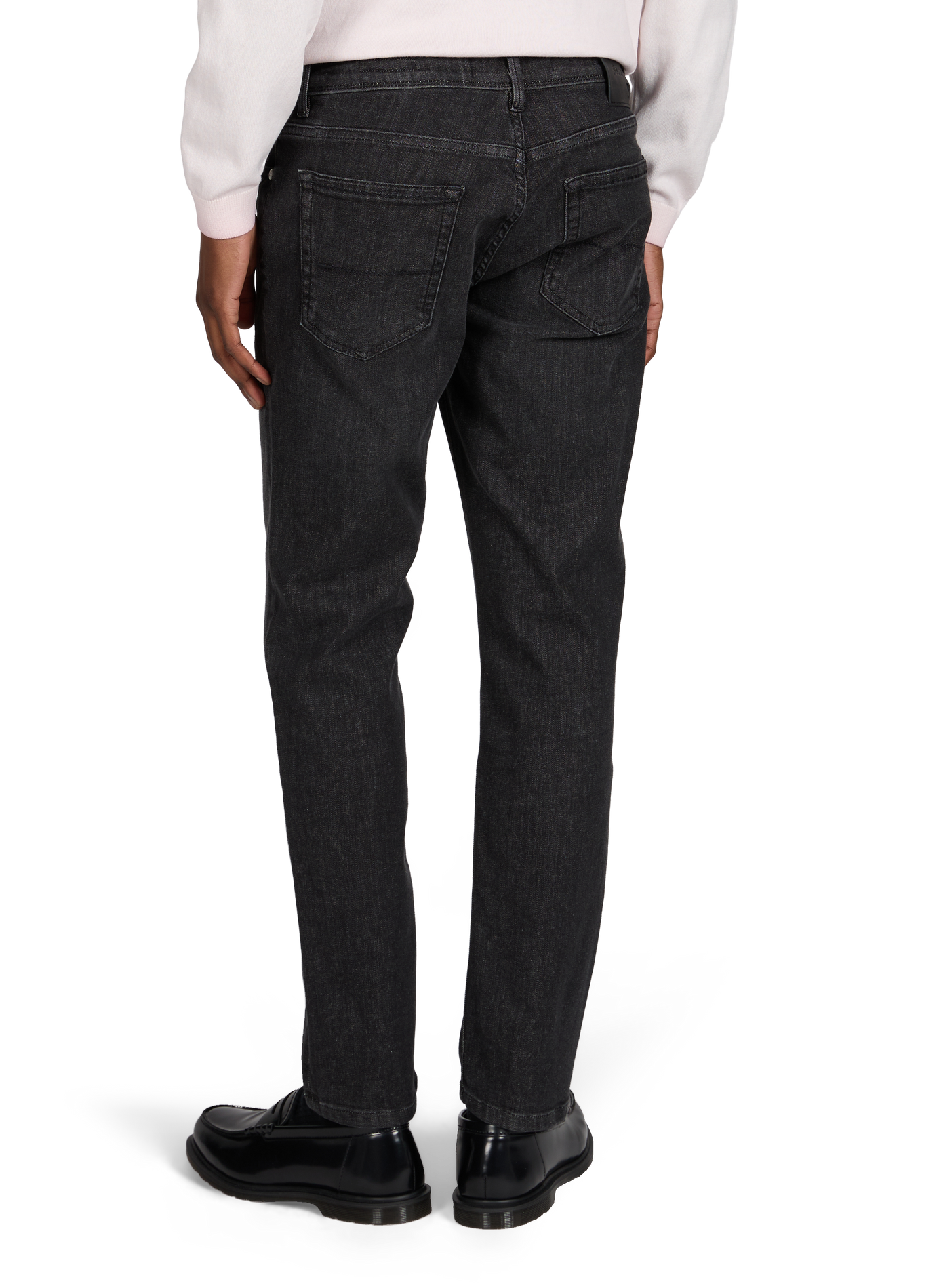 Rubens-30 slim jeans in blended cotton RE HASH Black