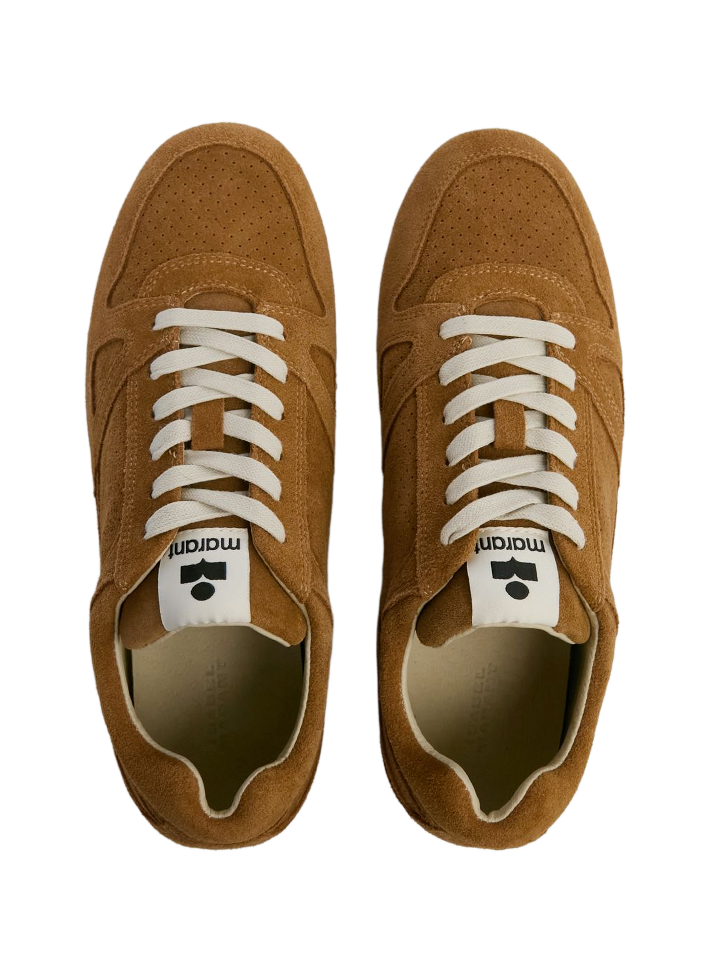 Senny Low suede leather sneakers ISABEL MARANT Brown