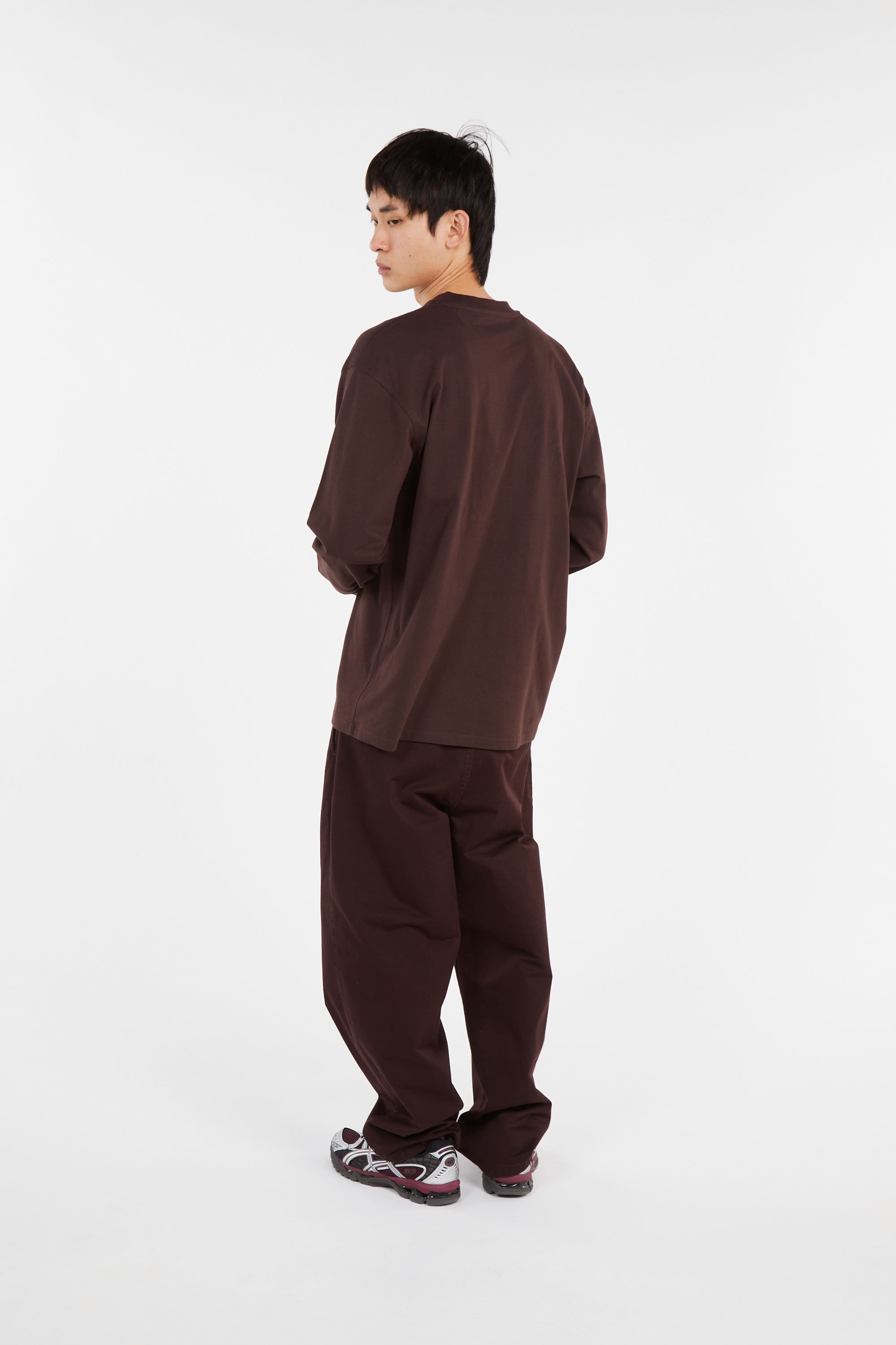 T-shirt l/s american script t-shirt CARHARTT WIP Marron