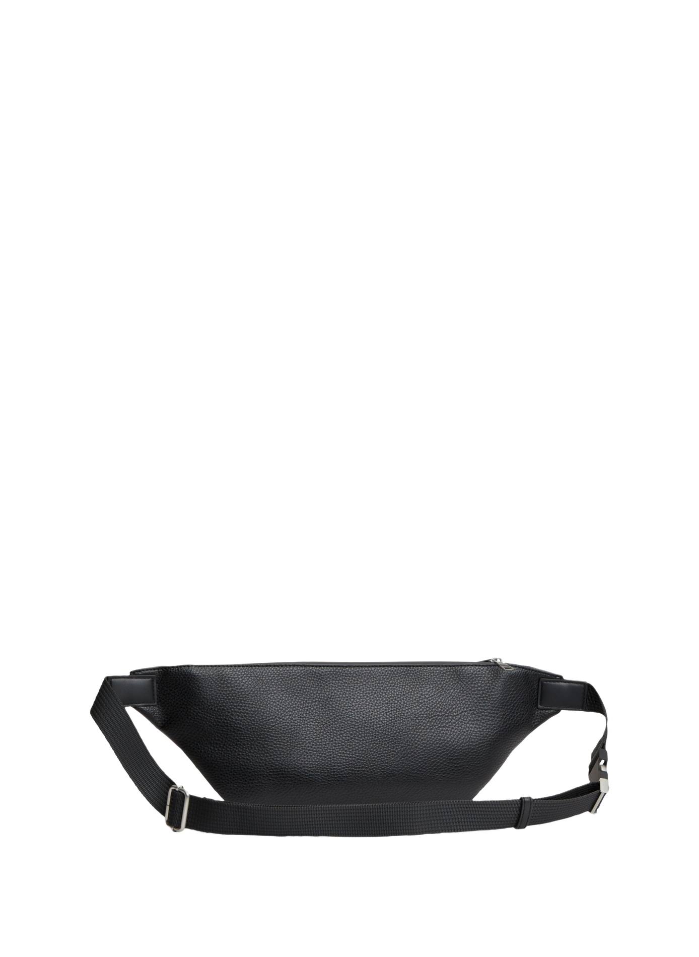 Textured bum bag with metallic logo TOMMY HILFIGER Black