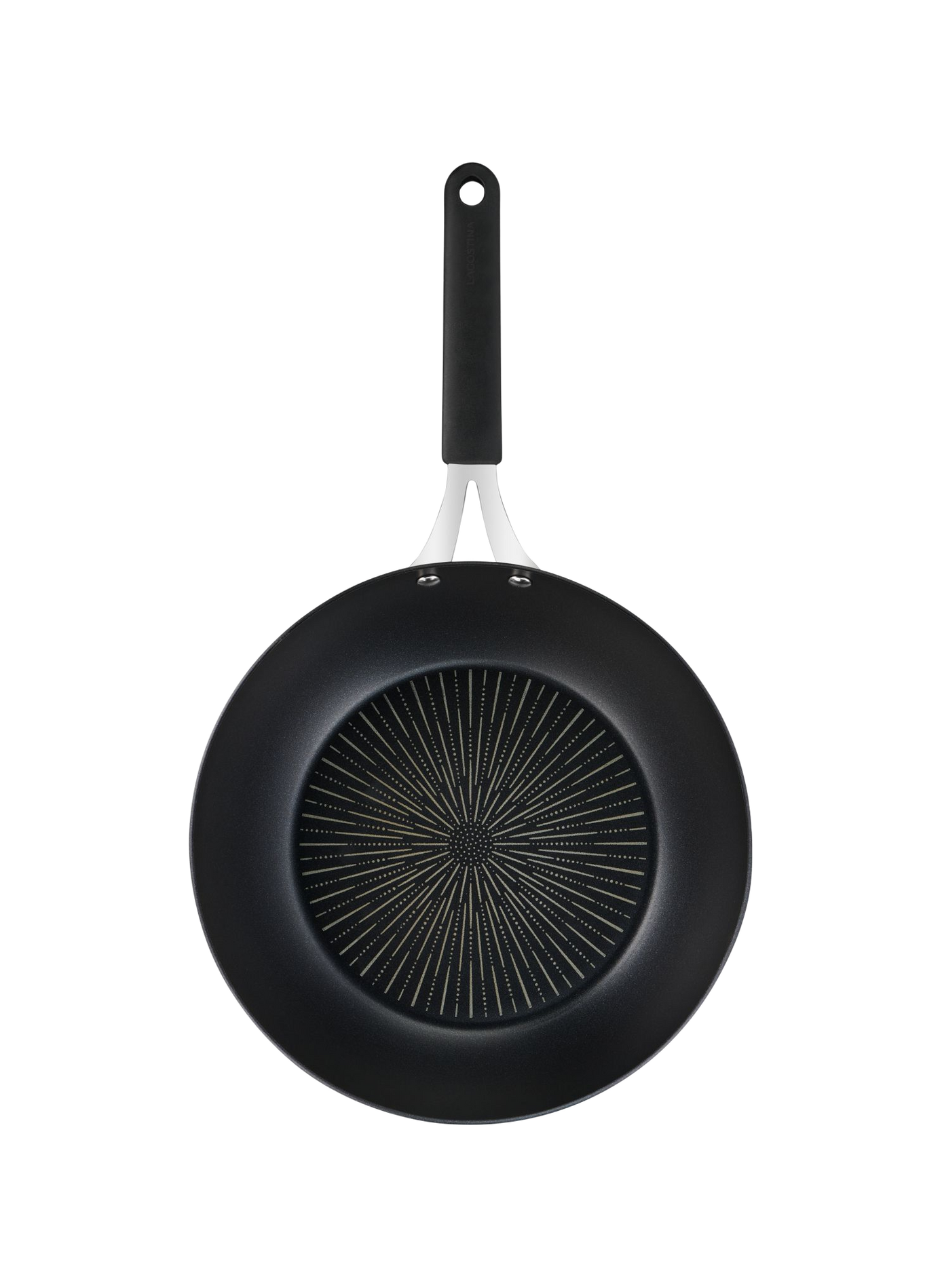 Wok-Grill Tempra mit Antihaftbeschichtung LAGOSTINA Schwarz