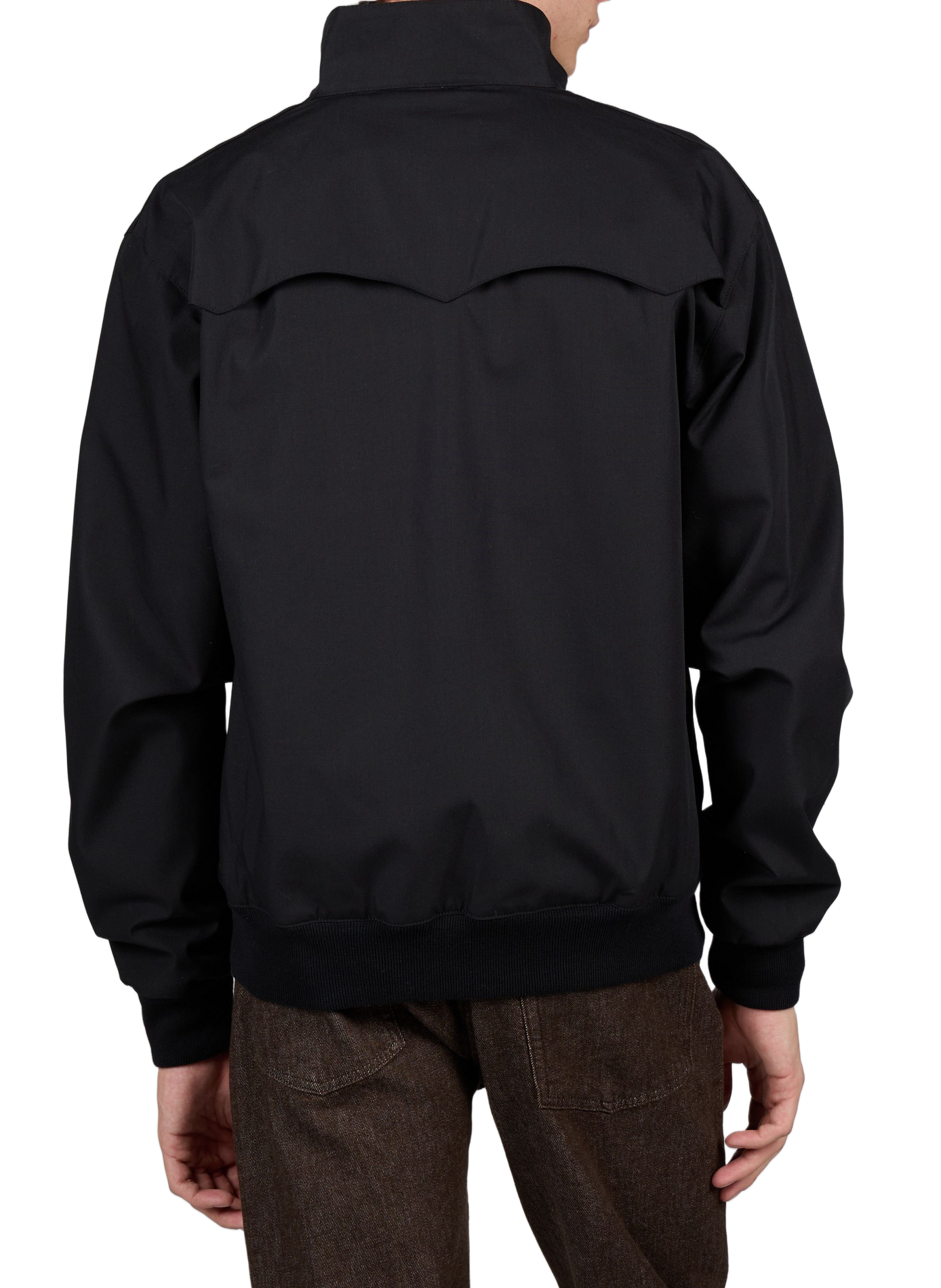 Straight cotton jacket FRED PERRY Black