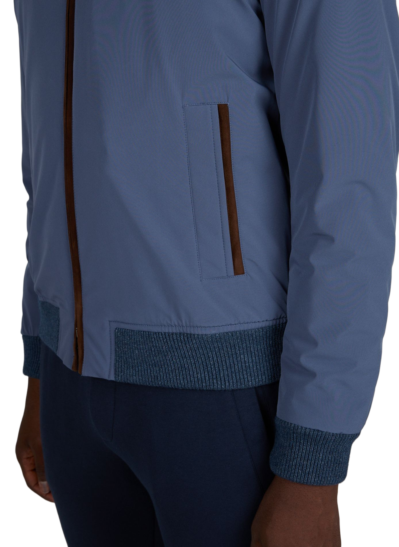Straight stand-up collar jacket PAUL & SHARK Blue