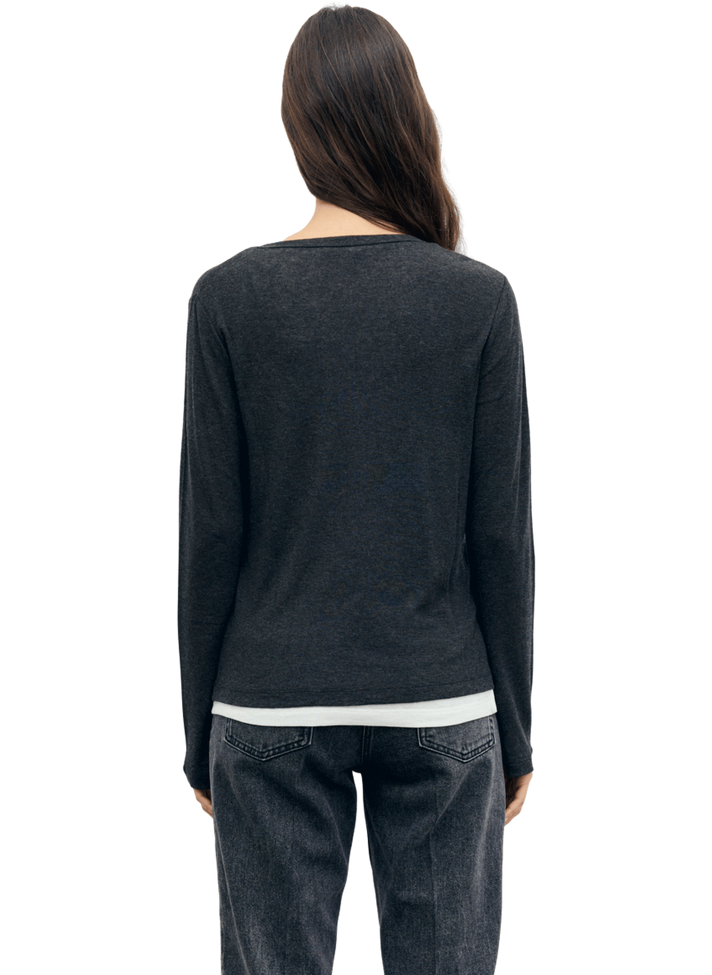T-shirt superposé - becca GERARD DAREL Gris
