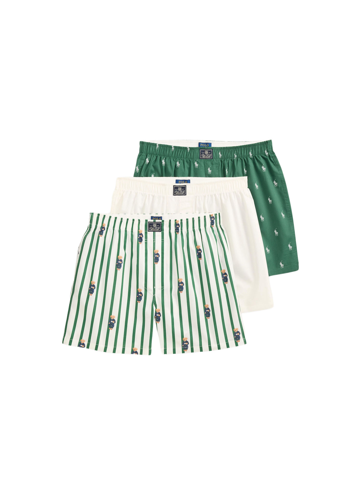Lot de 3 caleçons en coton POLO RALPH LAUREN Multicolore