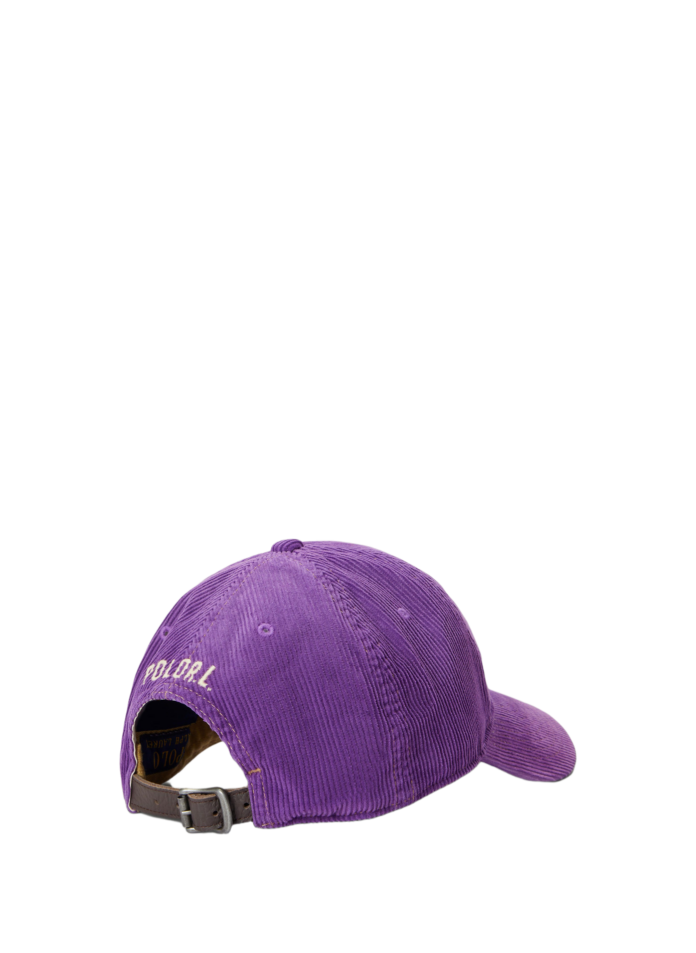 Casquette côtelée en cachemire POLO RALPH LAUREN Violet