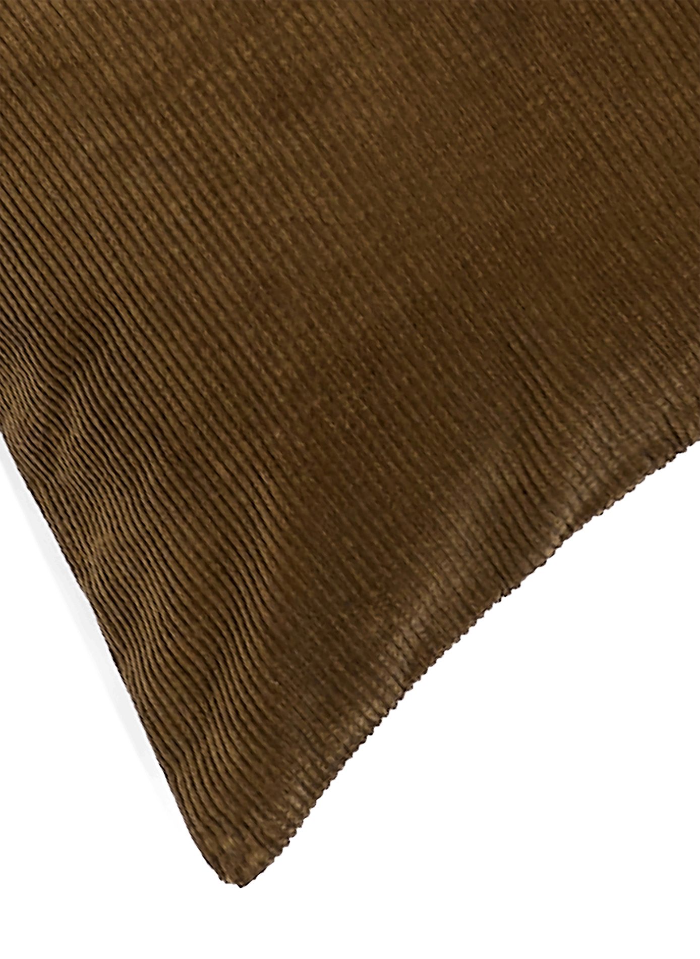 Corduroy Velvet Cushion Cover AU PRINTEMPS PARIS Green
