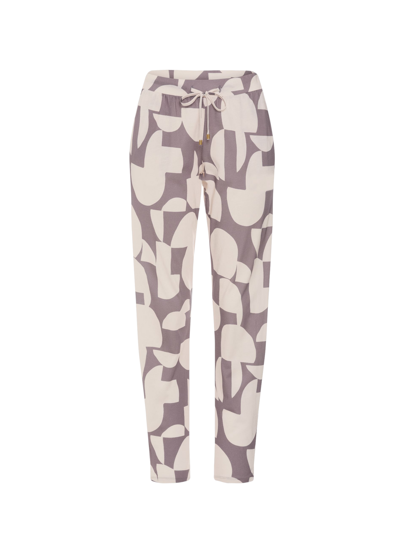 Pantalon de pyjama imprimé en coton mélangé HANRO Rose