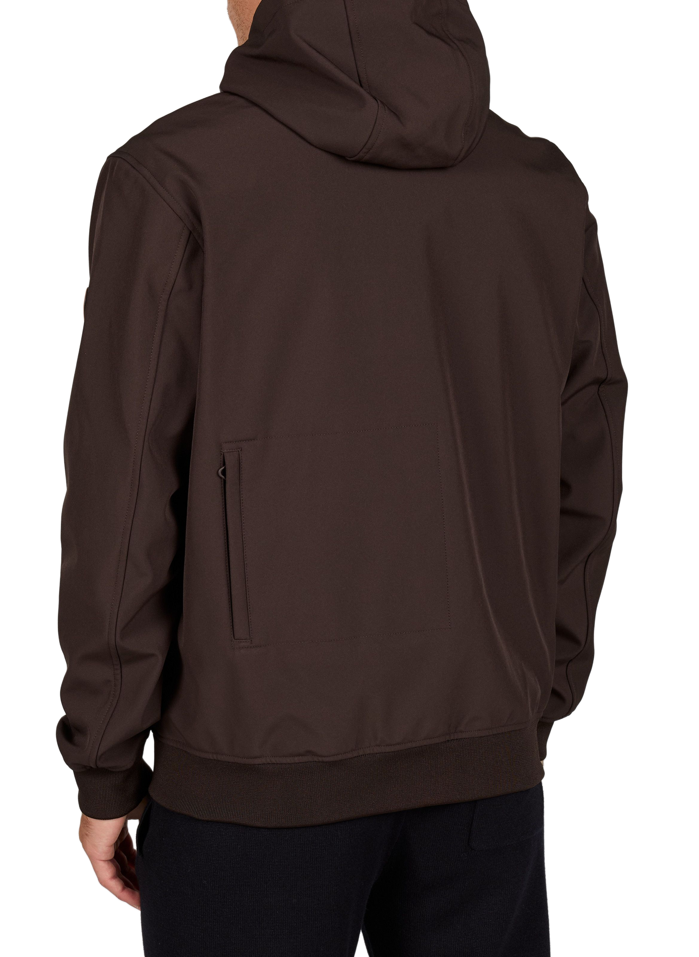 Veste à capuche droite softshell Rony GERTRUDE Marron