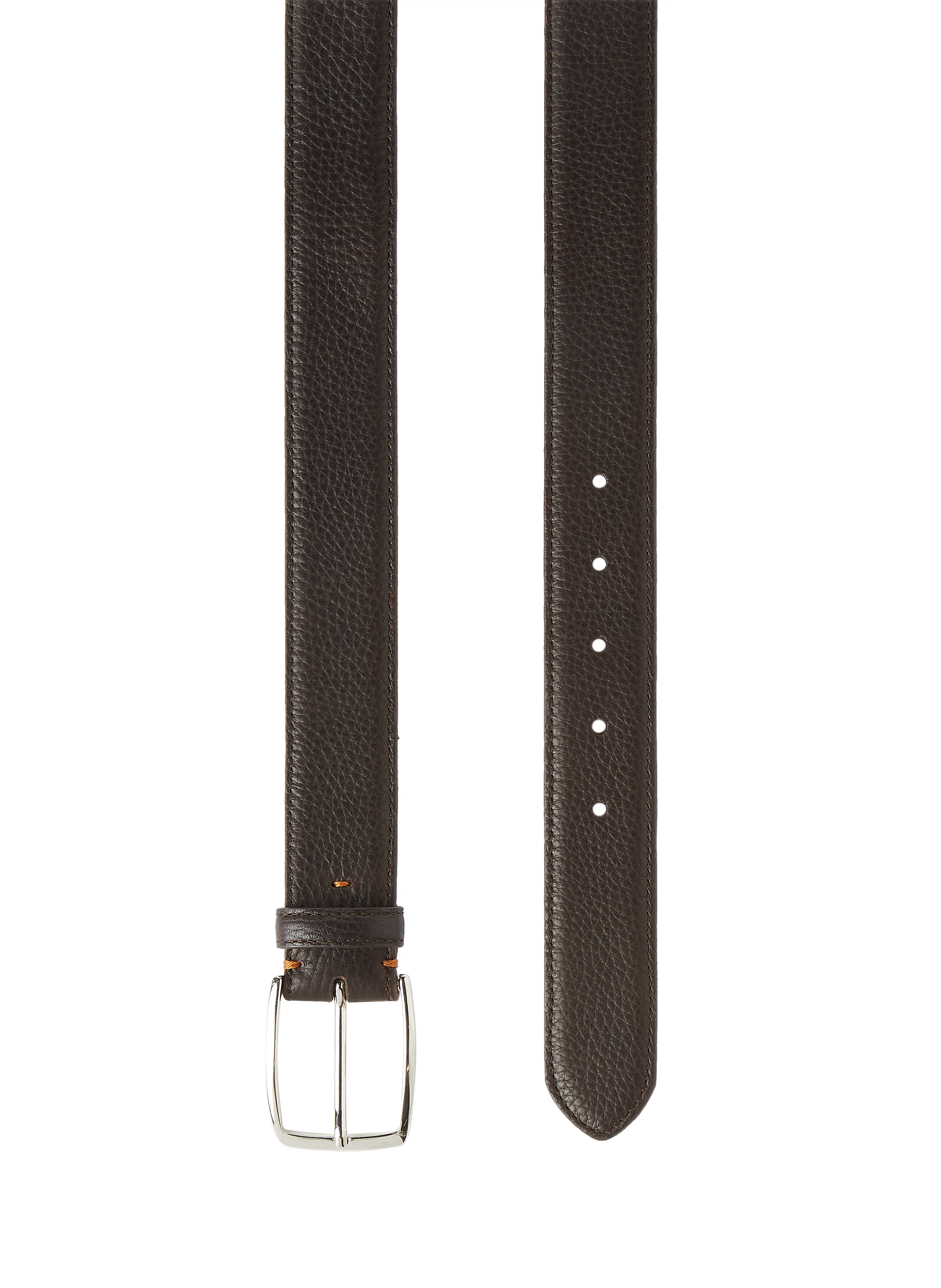 Ceinture en cuir AU PRINTEMPS PARIS Marron