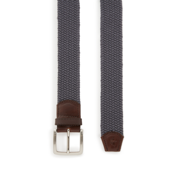 Dockers Polyester-blend Braided Belt In Grey