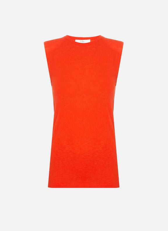 Skinlike sleeveless wool-blend jumper TIBI Skinlike sleeveless wool-blend jumper TIBI