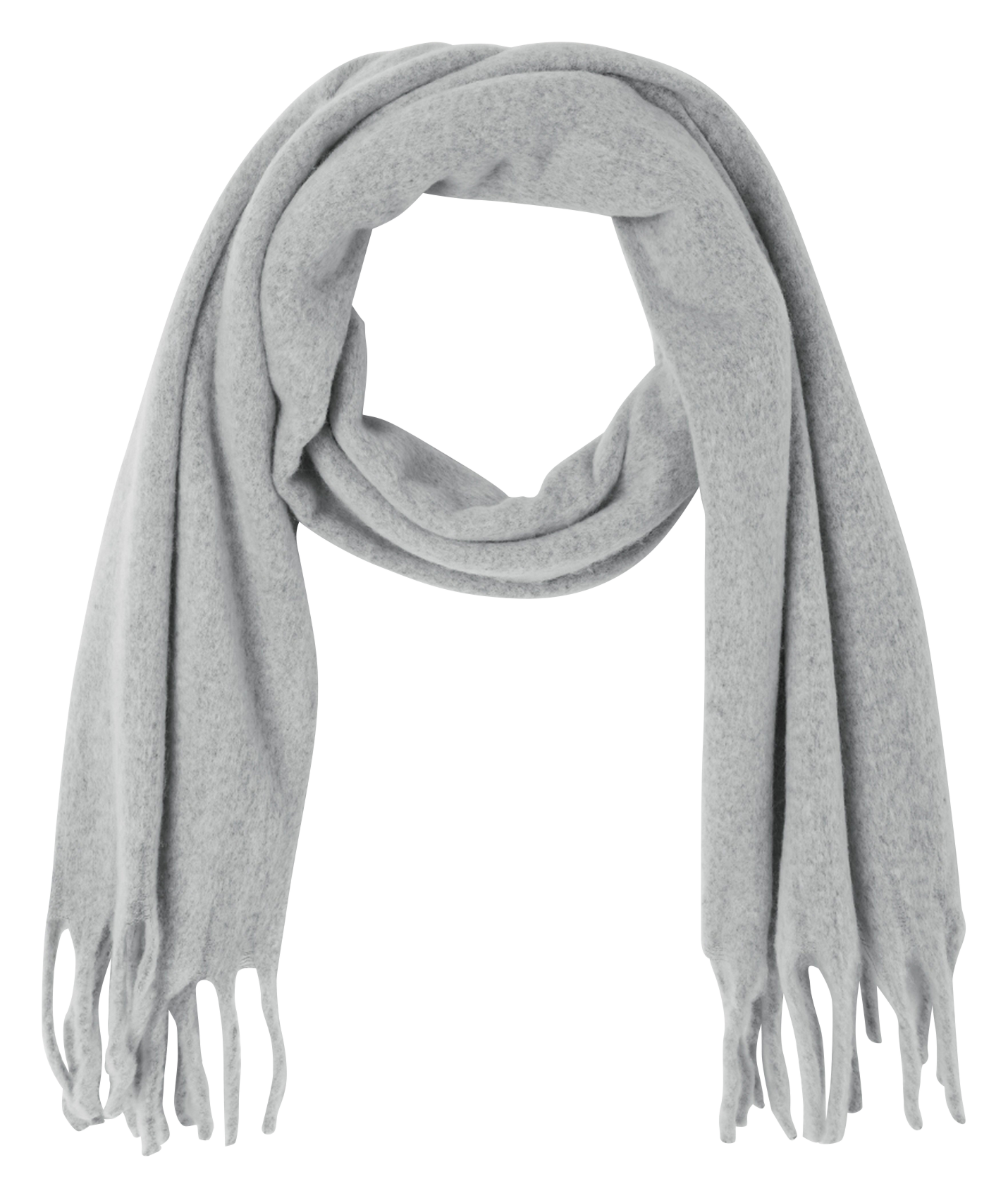 Echarpe à bords frangés zinaco AMERICAN VINTAGE Gris