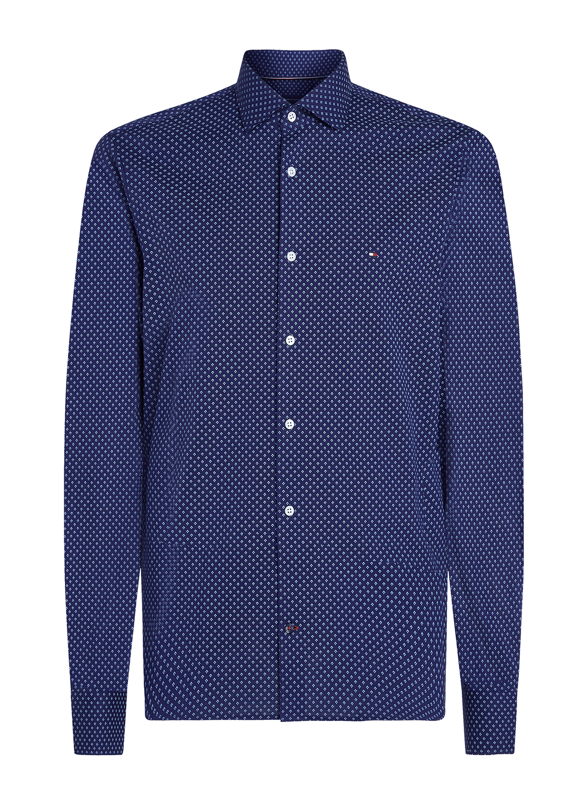  Printed cotton shirt TOMMY HILFIGER Blue