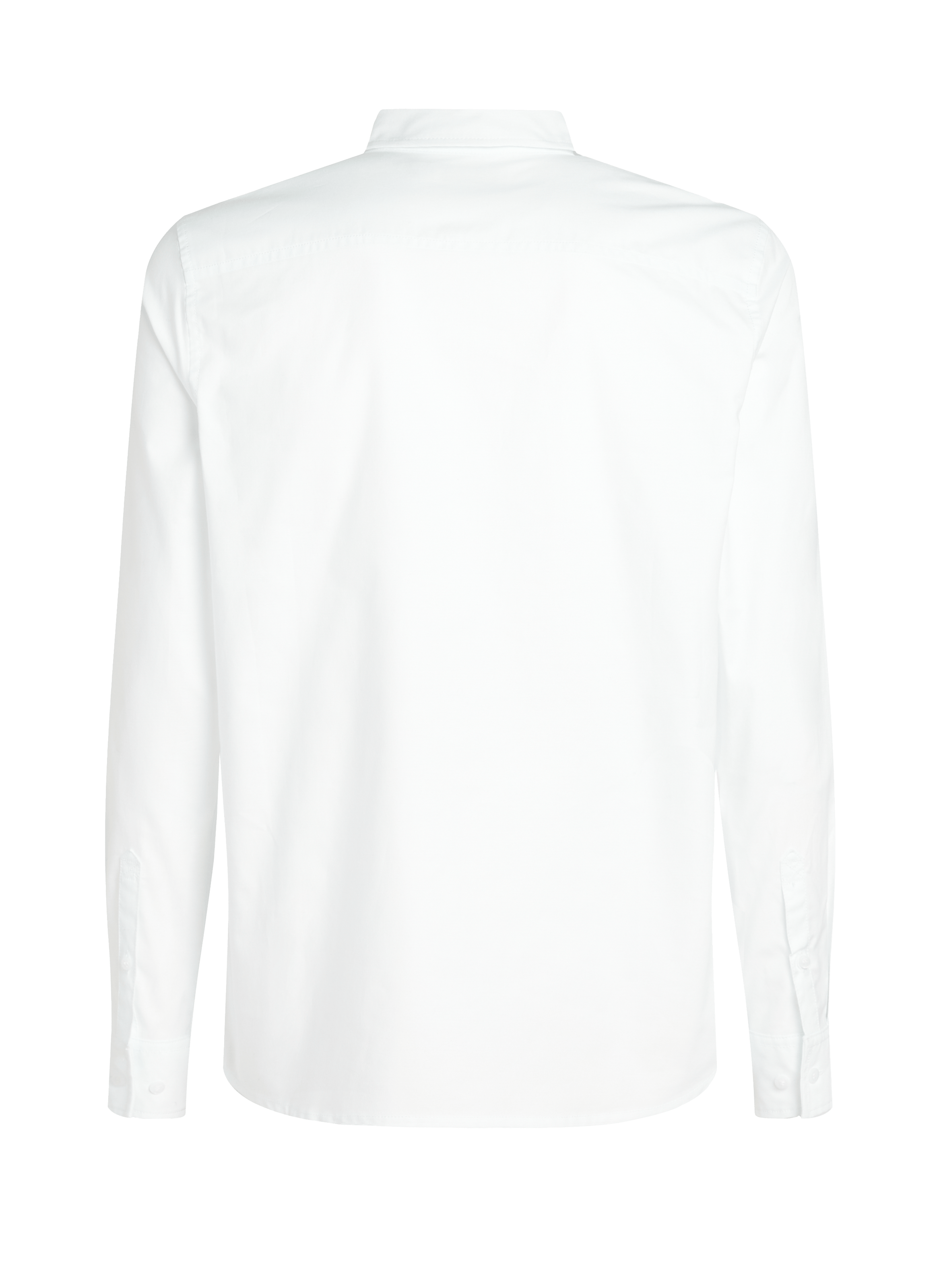 Chemise droite en coton CALVIN KLEIN Blanc