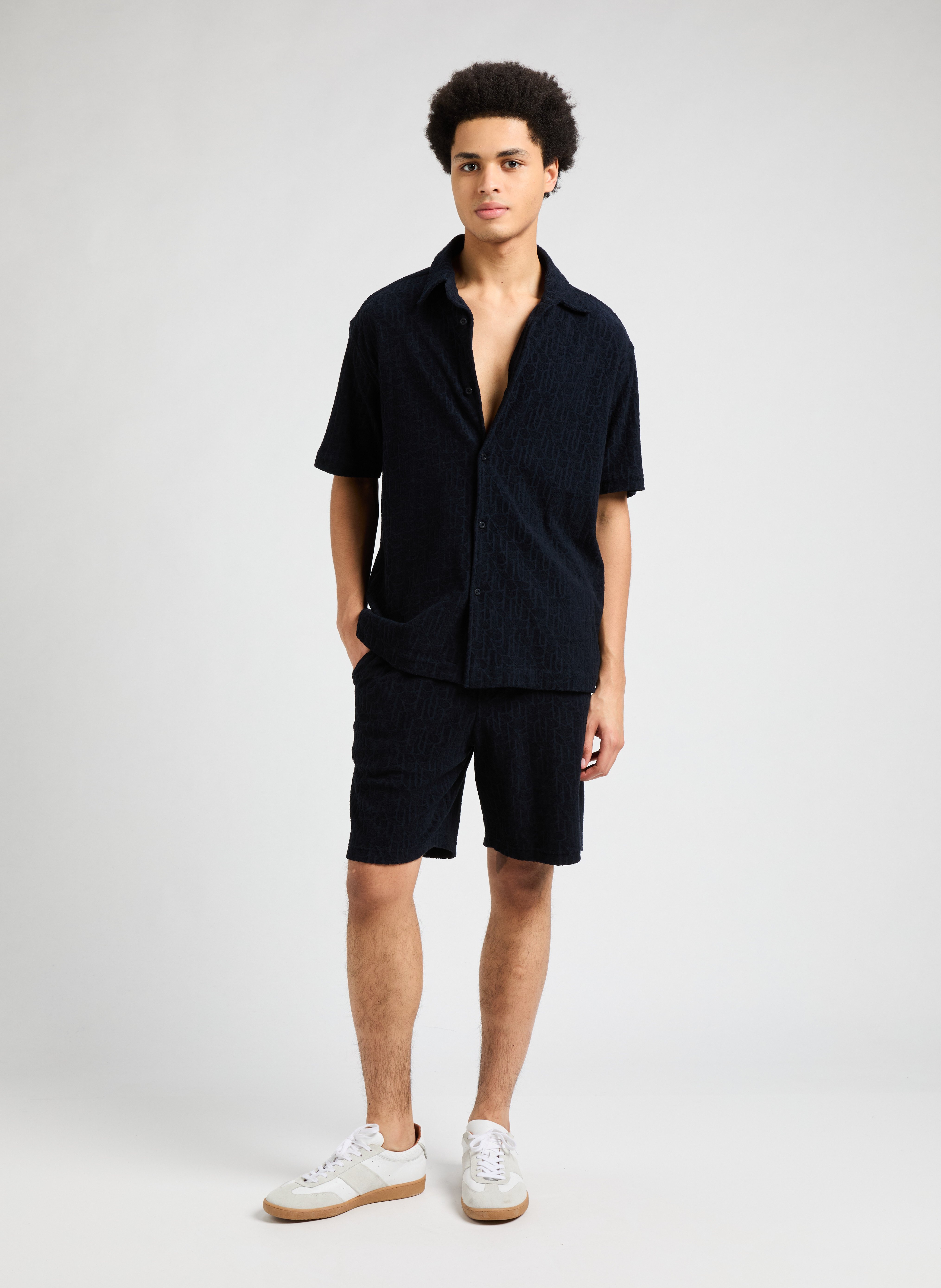 Short in cotton SAISON 1865 Blue