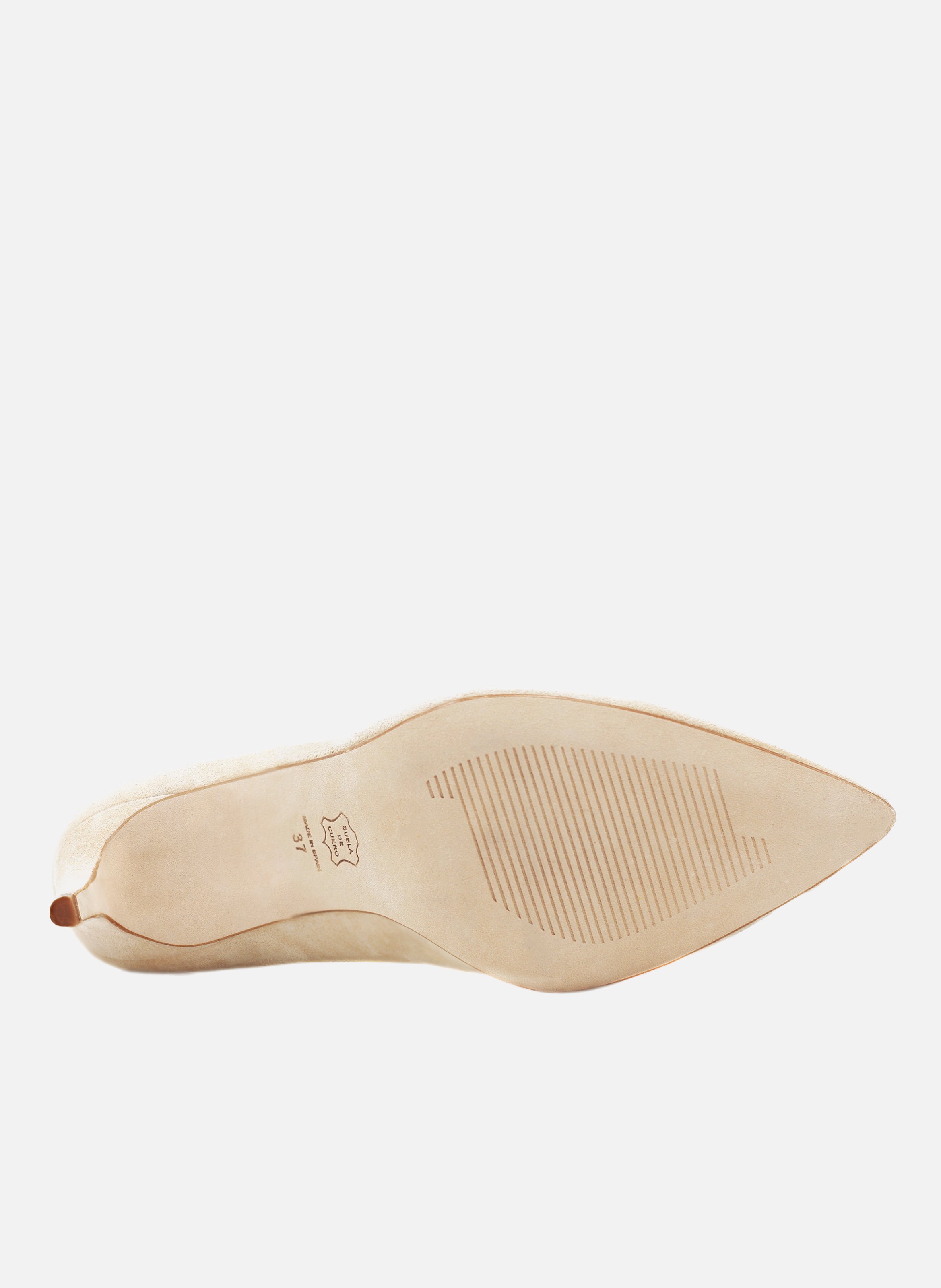 Escarpins classiques cuir daim JULES & JENN Beige