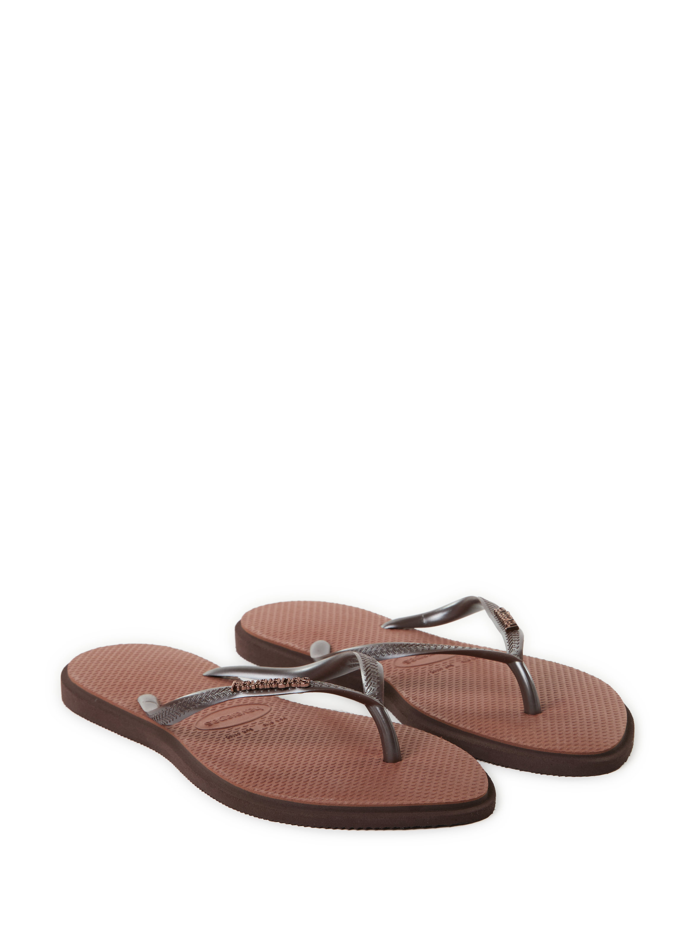Slim flip flops  HAVAIANAS Brown