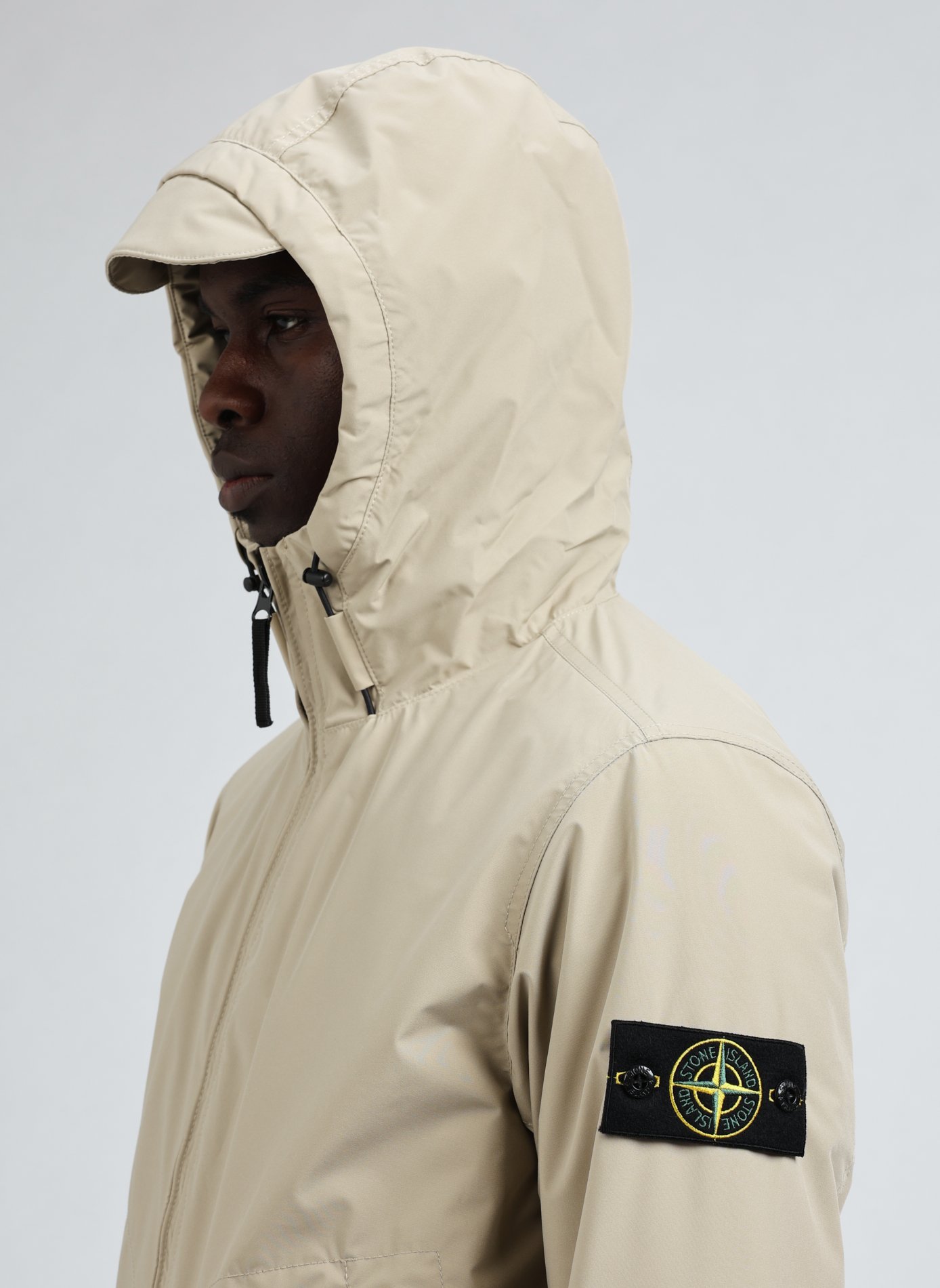 Veste à capuche STONE ISLAND Beige