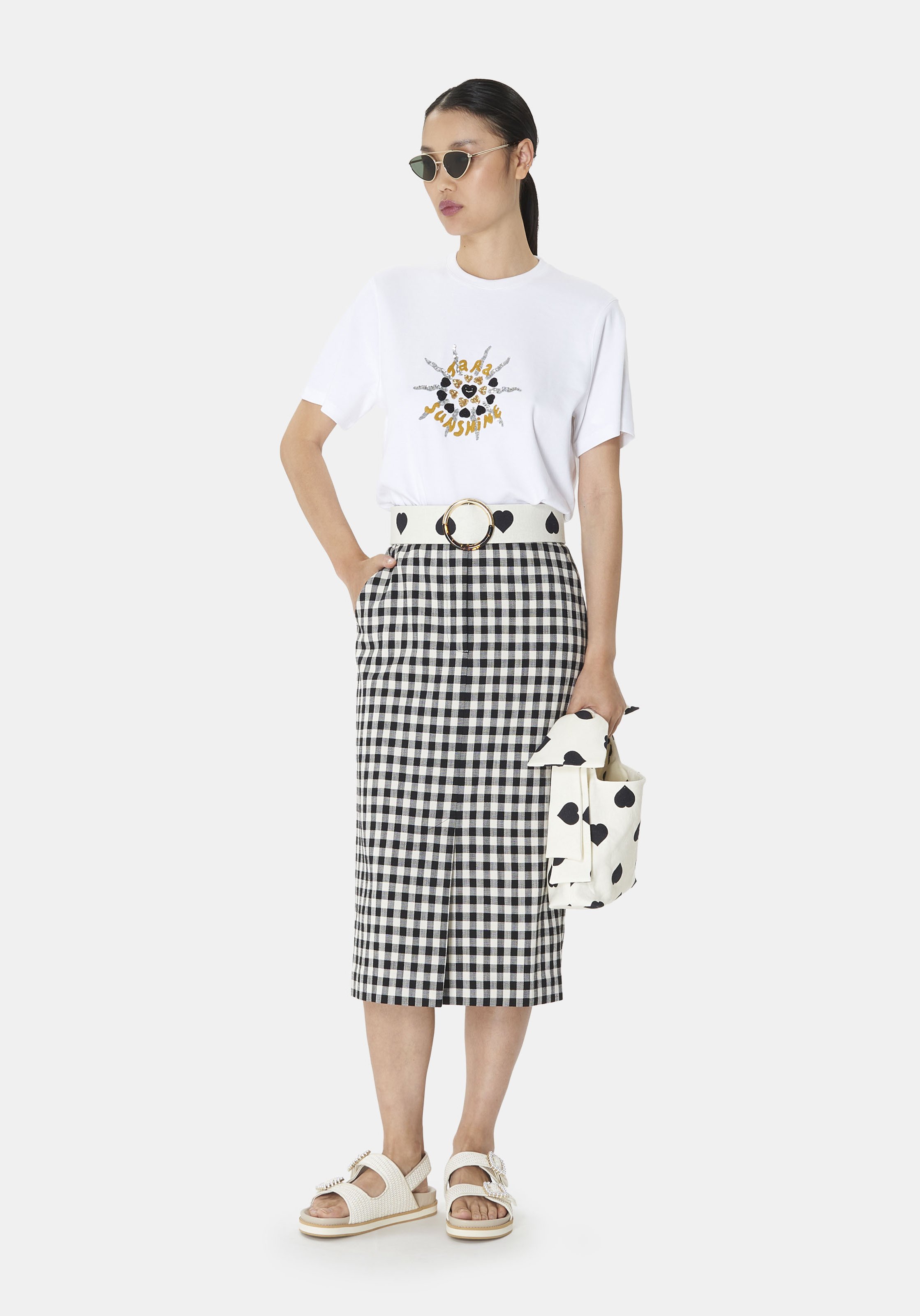 T-shirt tarasun TARA JARMON Blanc