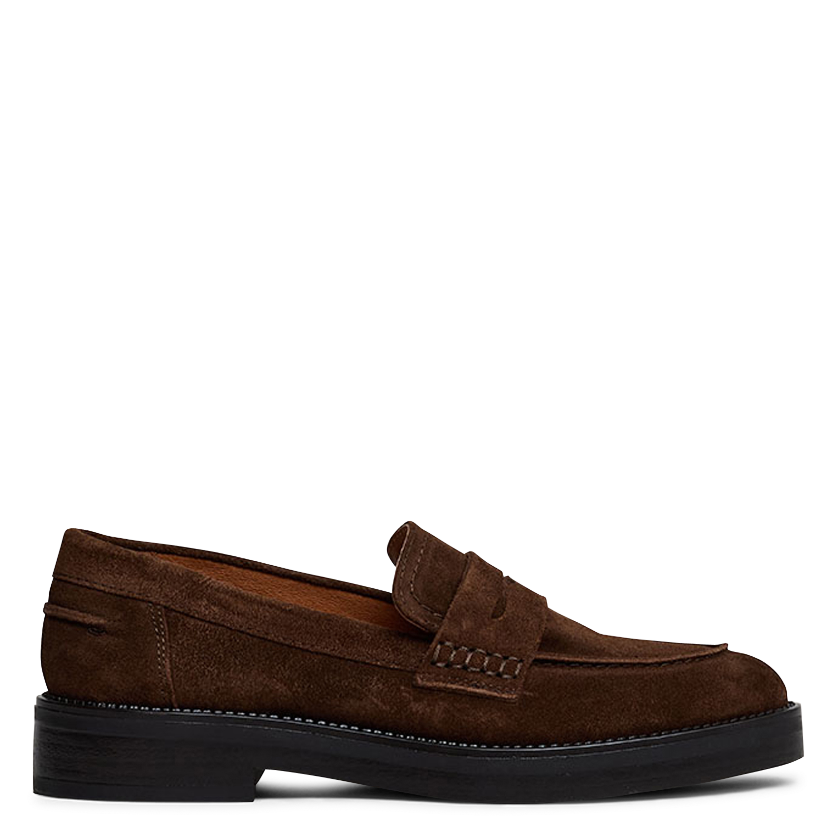 Mocassins en cuir velours mirna JONAK Marron
