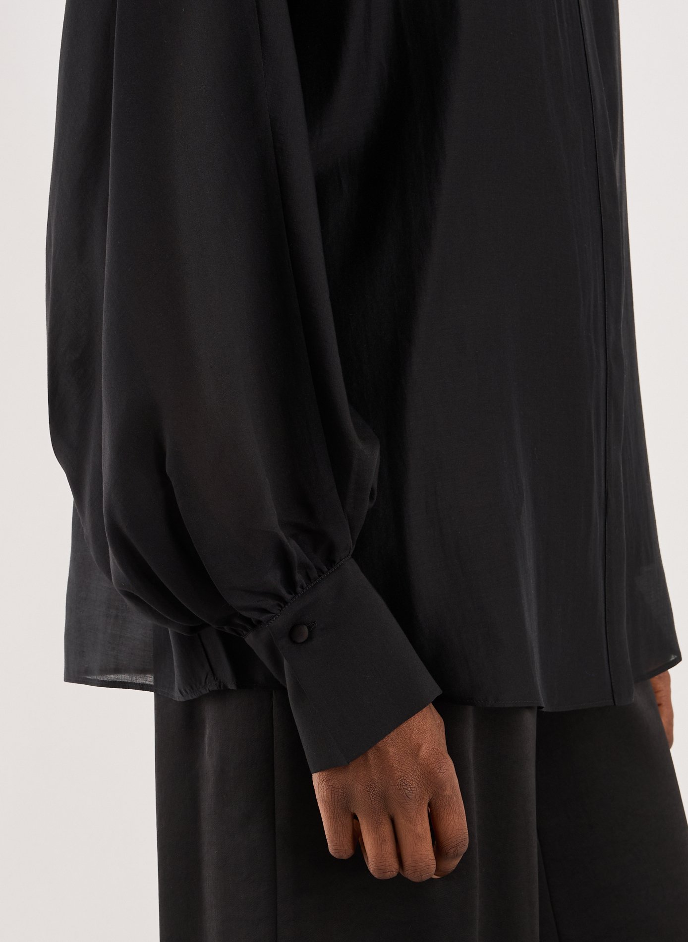 Chemise ample ADOLFO DOMINGUEZ Noir