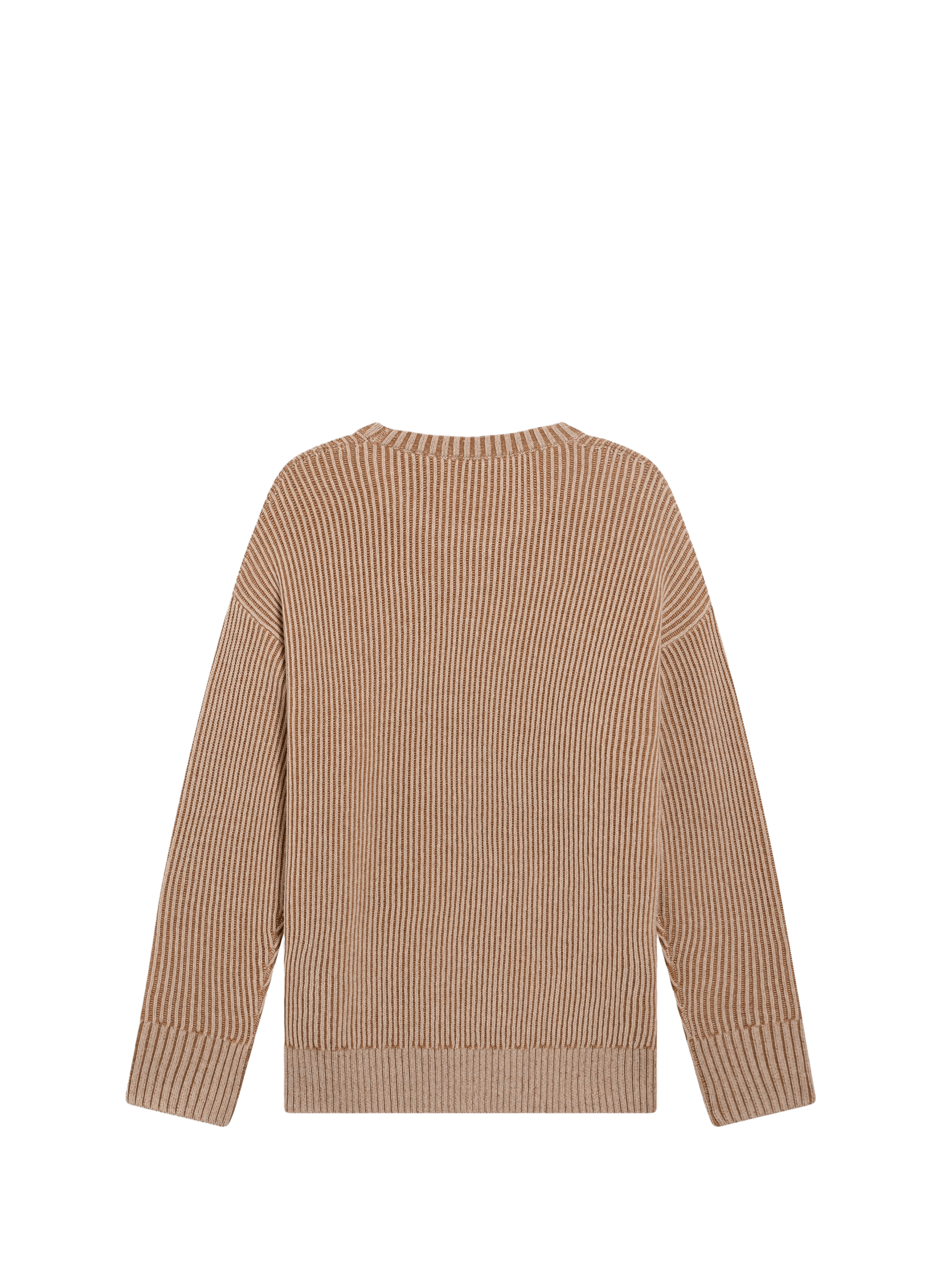 Pull côtelé en laine mélangée DOCKERS Beige