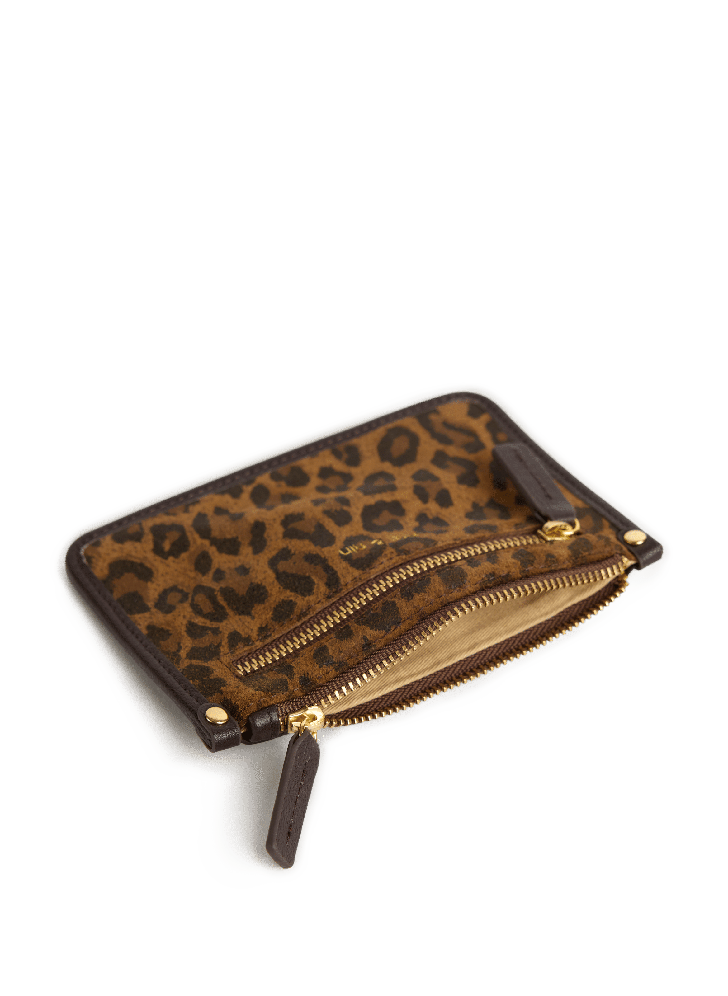 Elise leather cardholder NAT & NIN Multicolour