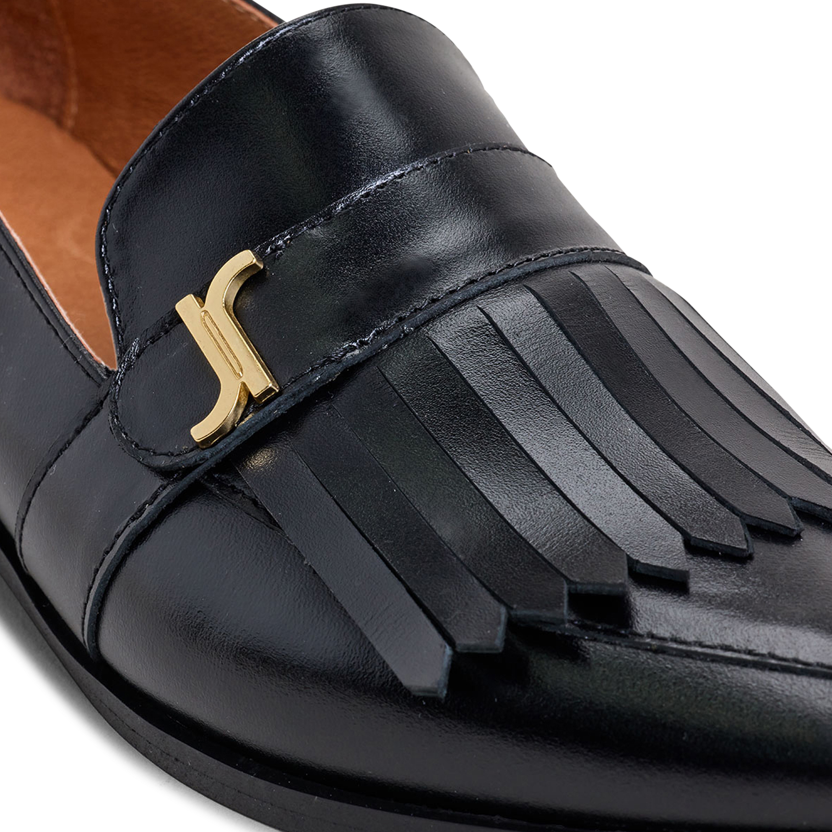 Mocassins en cuir anonyme JONAK Noir