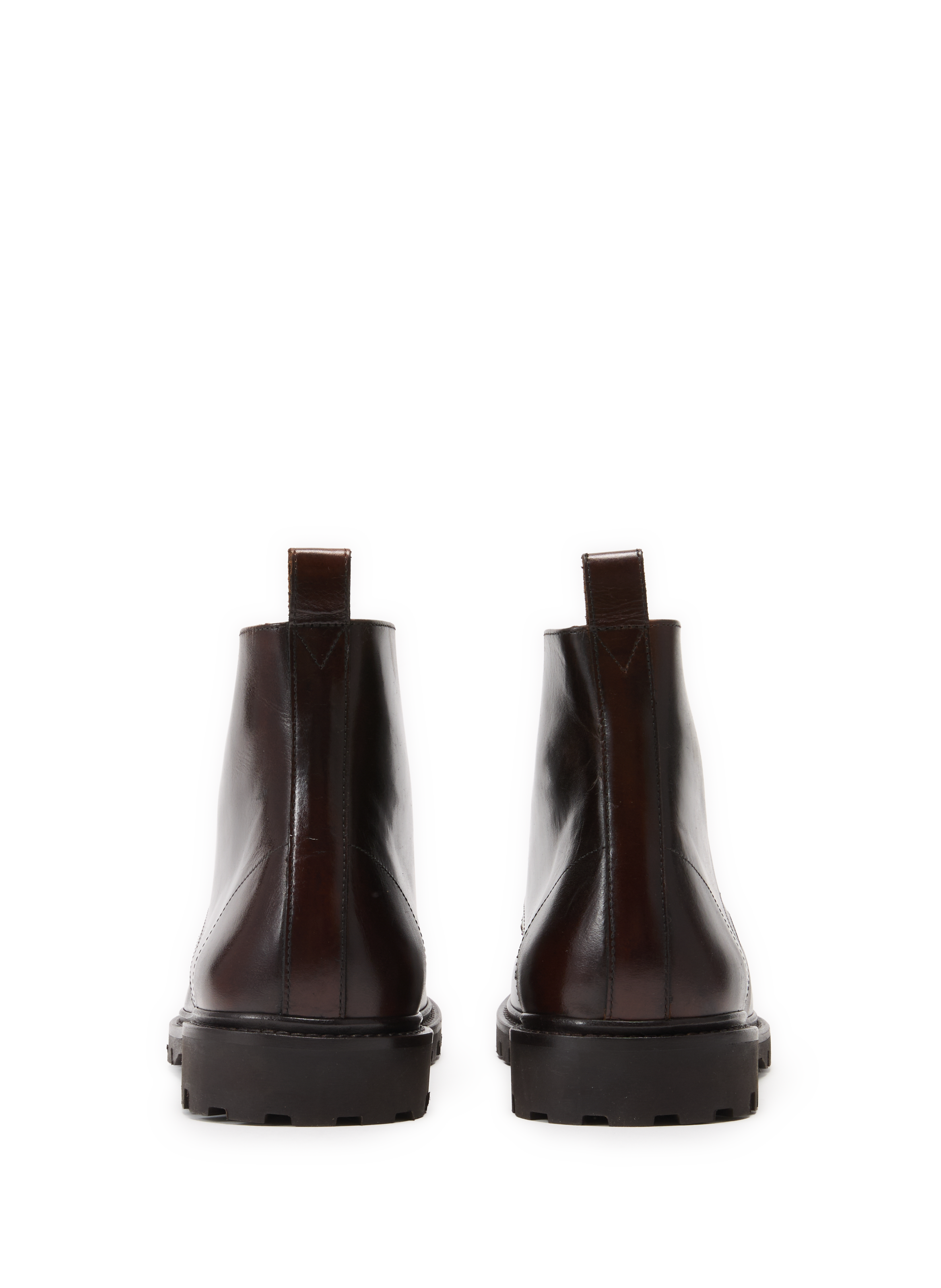 Elias leather ankle boots BOBBIES Brown