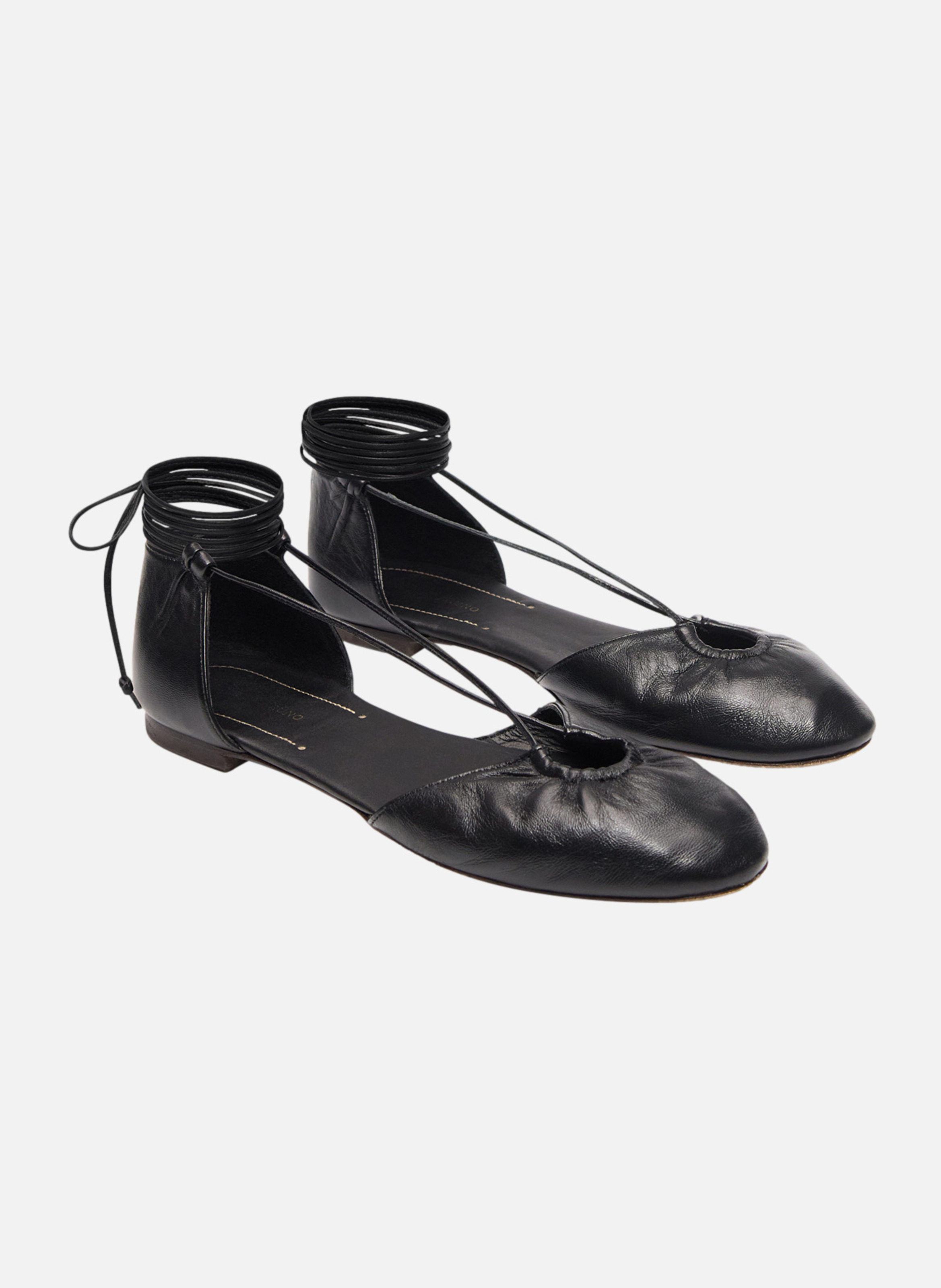 Ballerines en cuir VANESSA BRUNO Noir