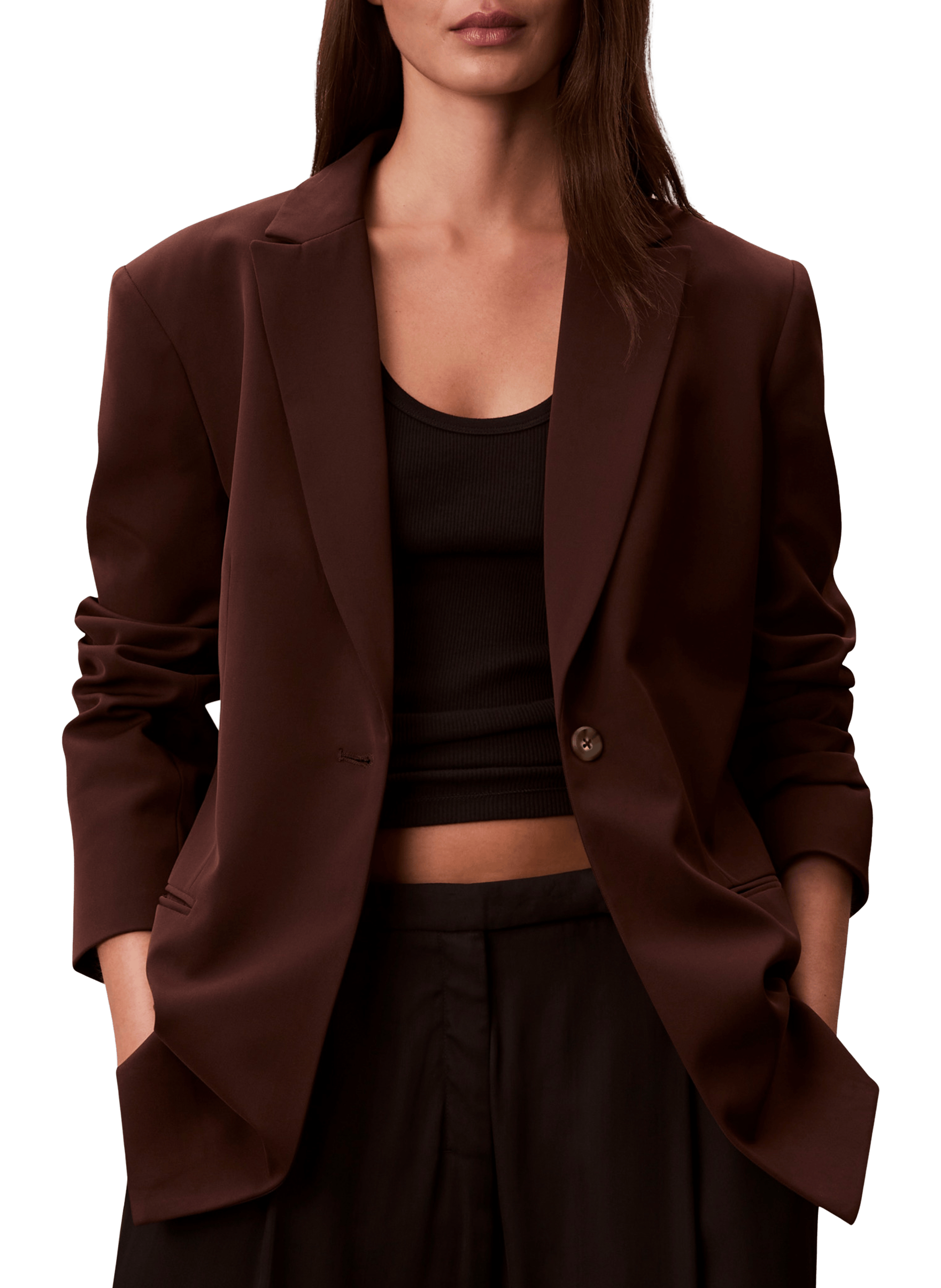 Blazer uni CALVIN KLEIN Marron