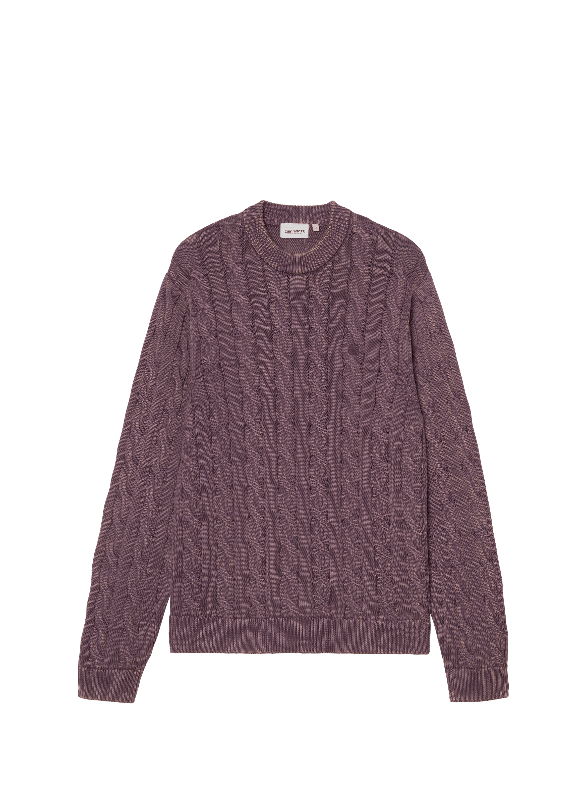 Pull en maille tressée CARHARTT WIP Violet
