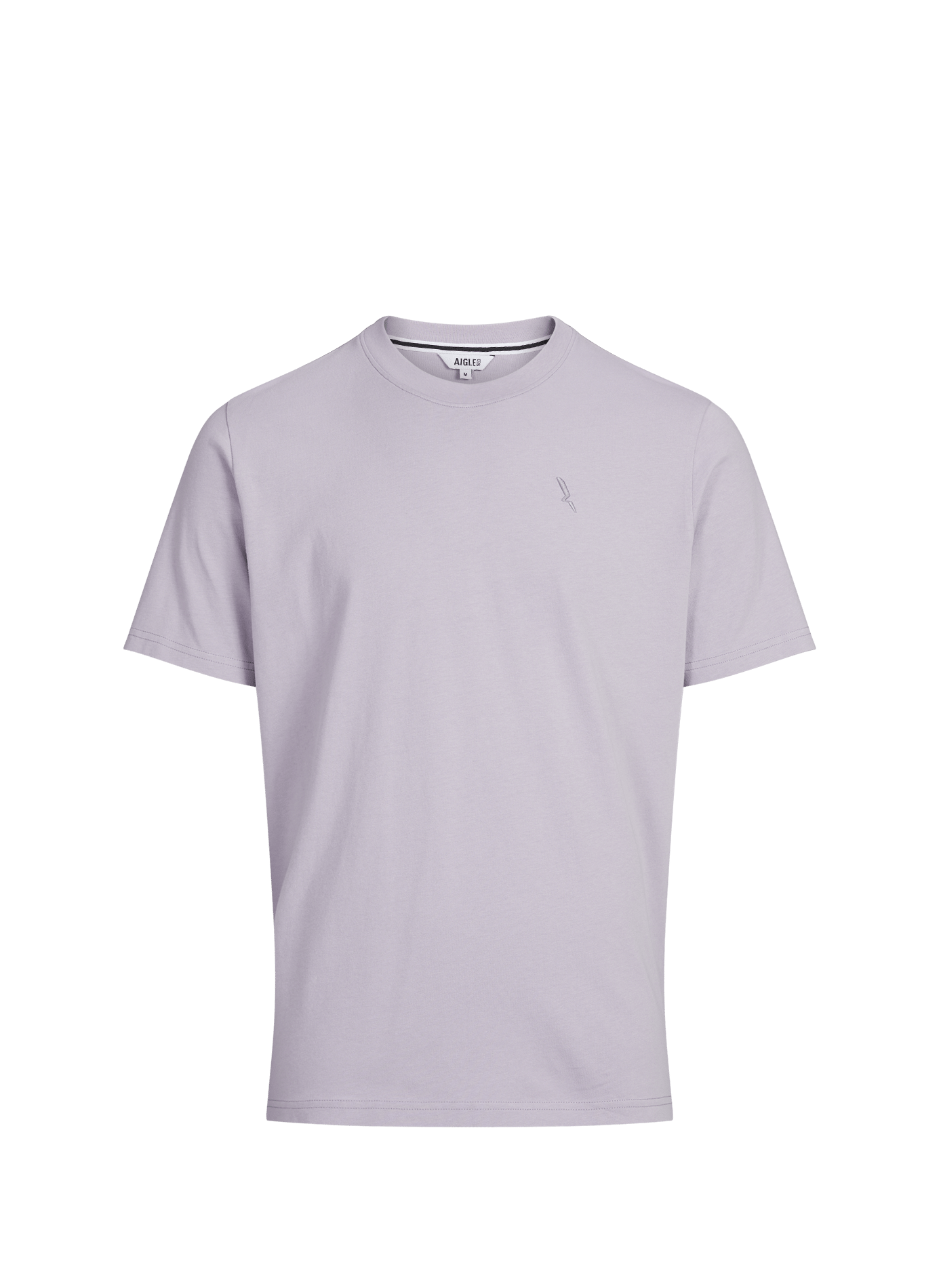 T-shirt col rond en coton AIGLE Purple