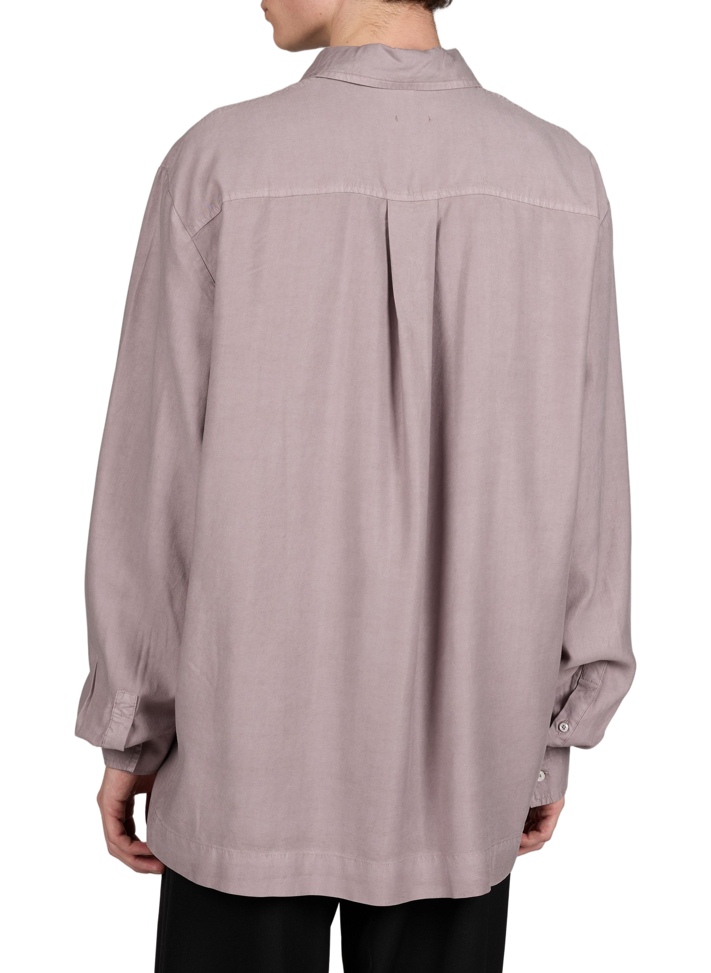 Straight shirt with classic collar and pockets WON HUNDRED Grey