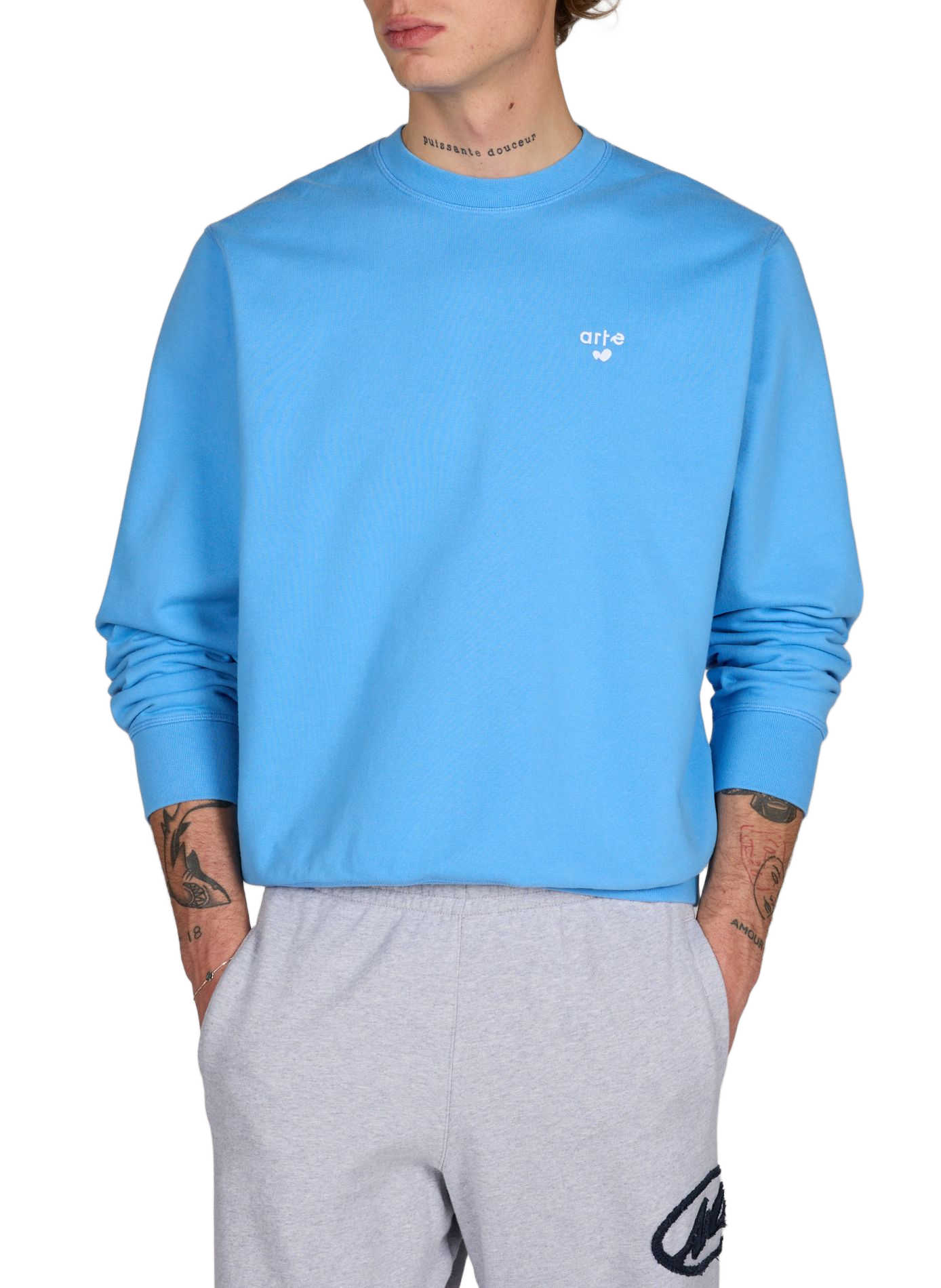 Cotton hoodie ARTE ANTWERP Blue