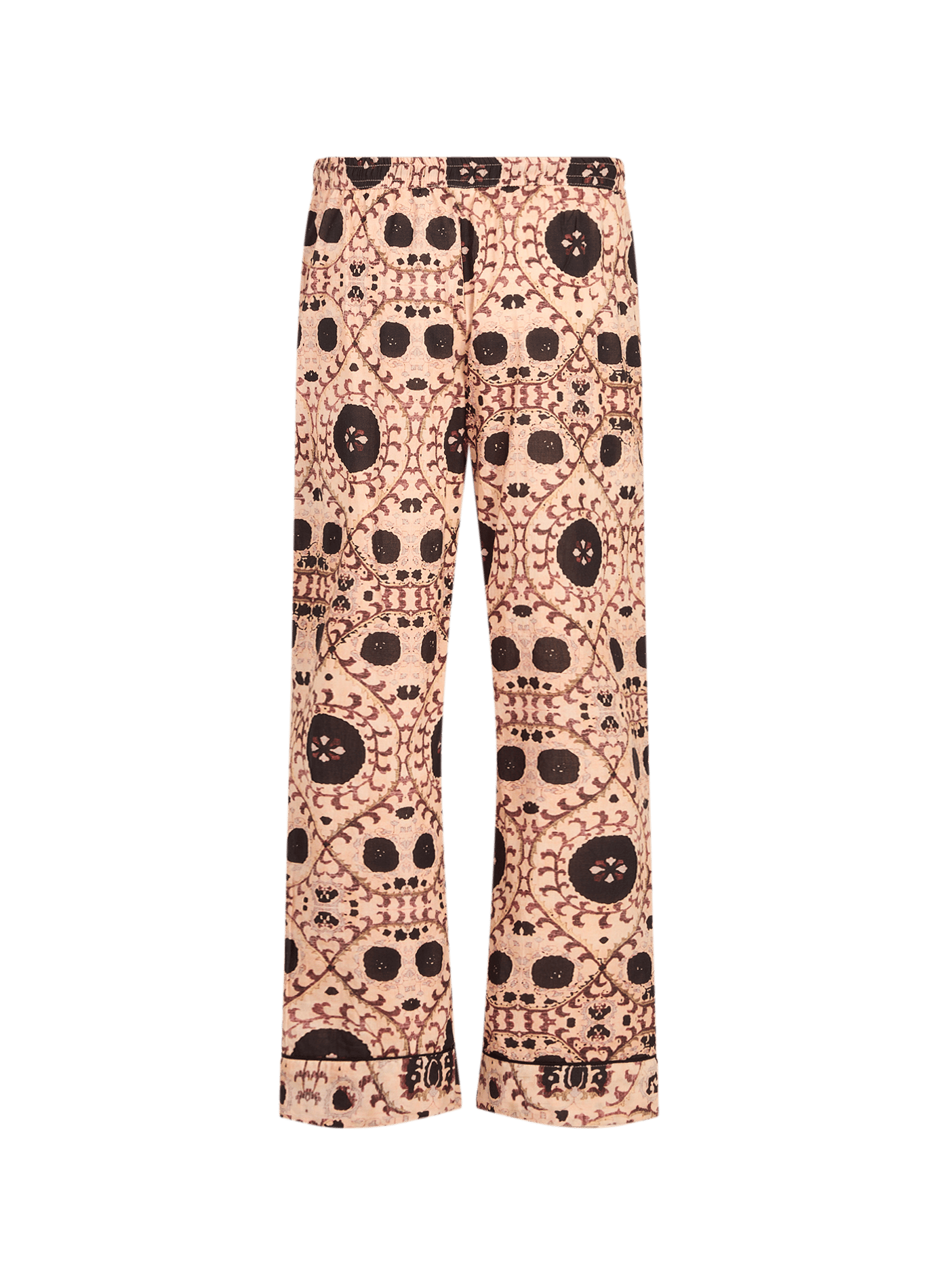 Pyjama imprimé Samarcande en coton CURIOSITY LAB Noir