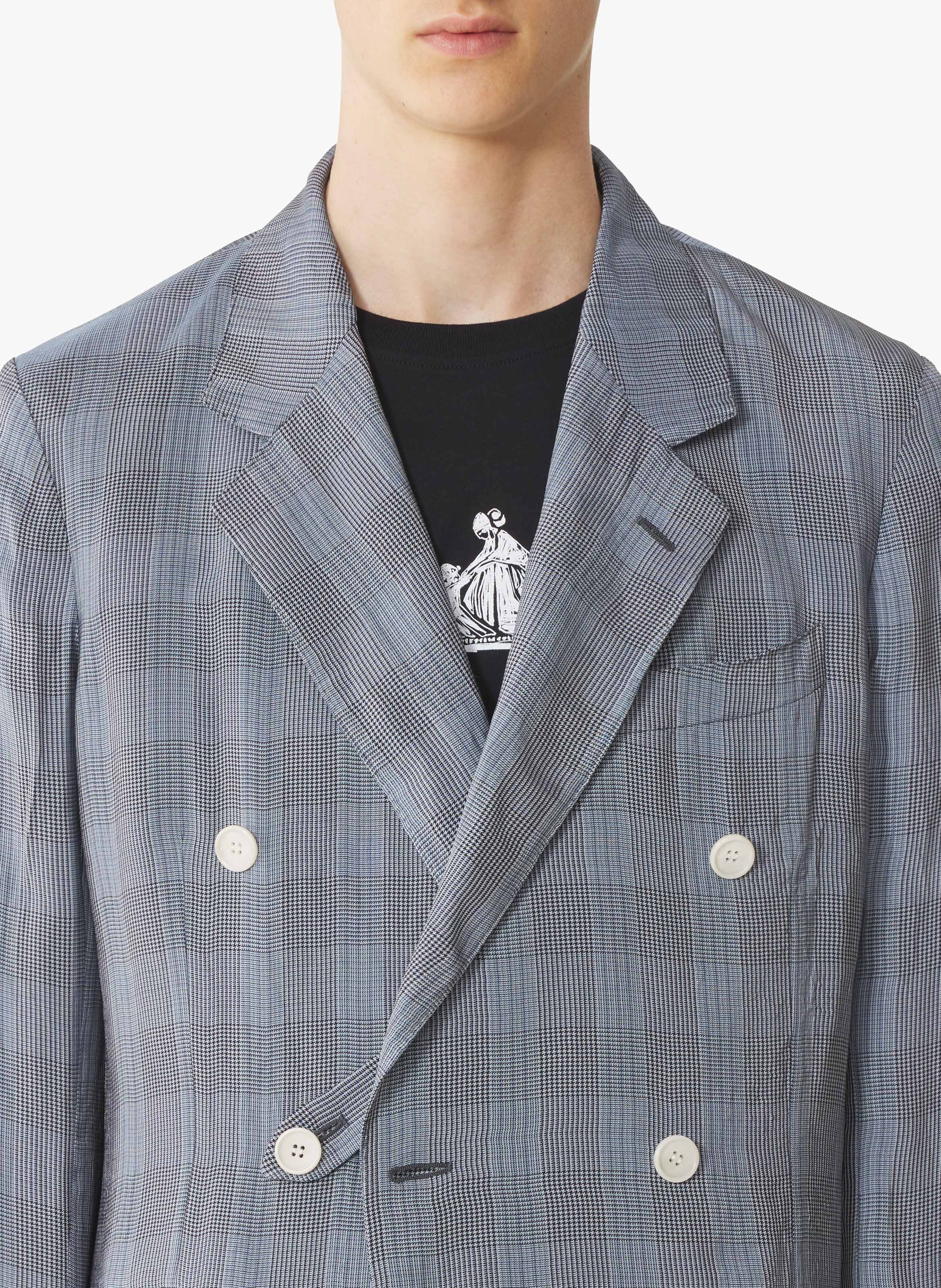 Veste croisée en viscose LANVIN Bleu