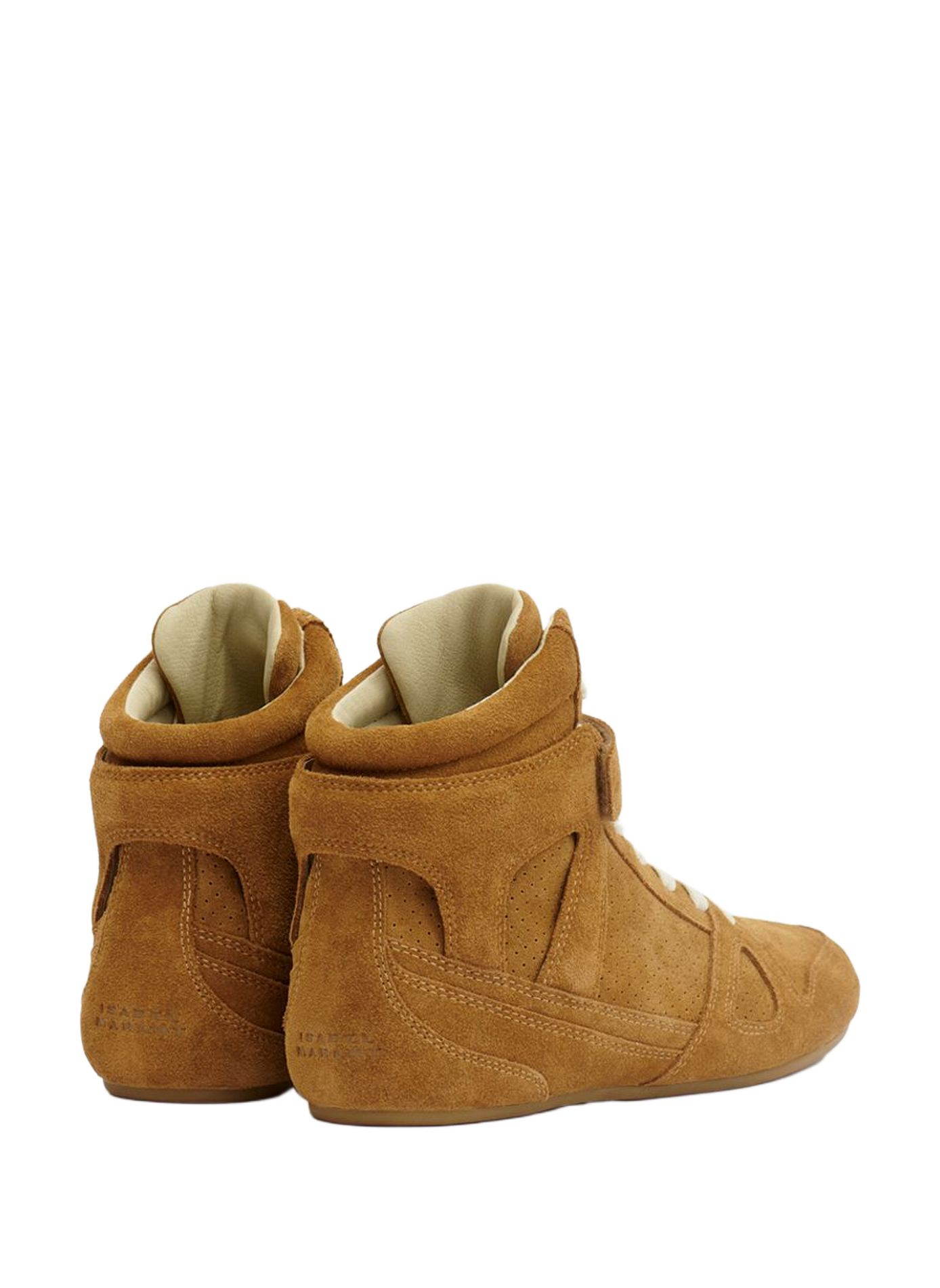 Senny High suede leather sneakers ISABEL MARANT Brown