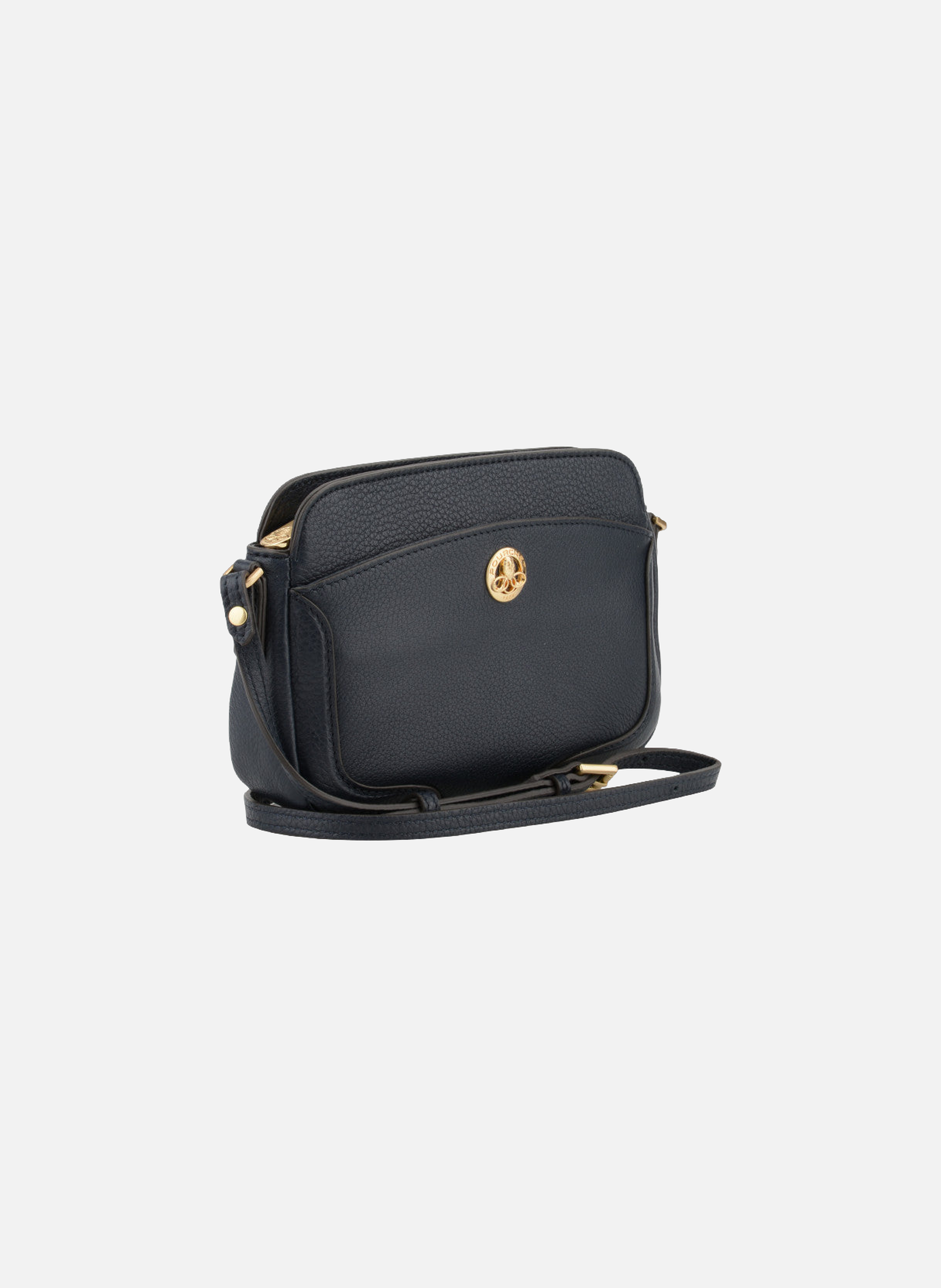 Image | sac cabas en cuir de vachette BleuPOURCHET