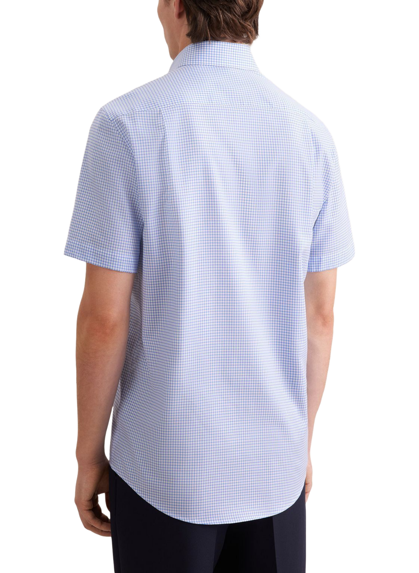 Chemise à carreaux en lin SEIDENSTICKER Bleu