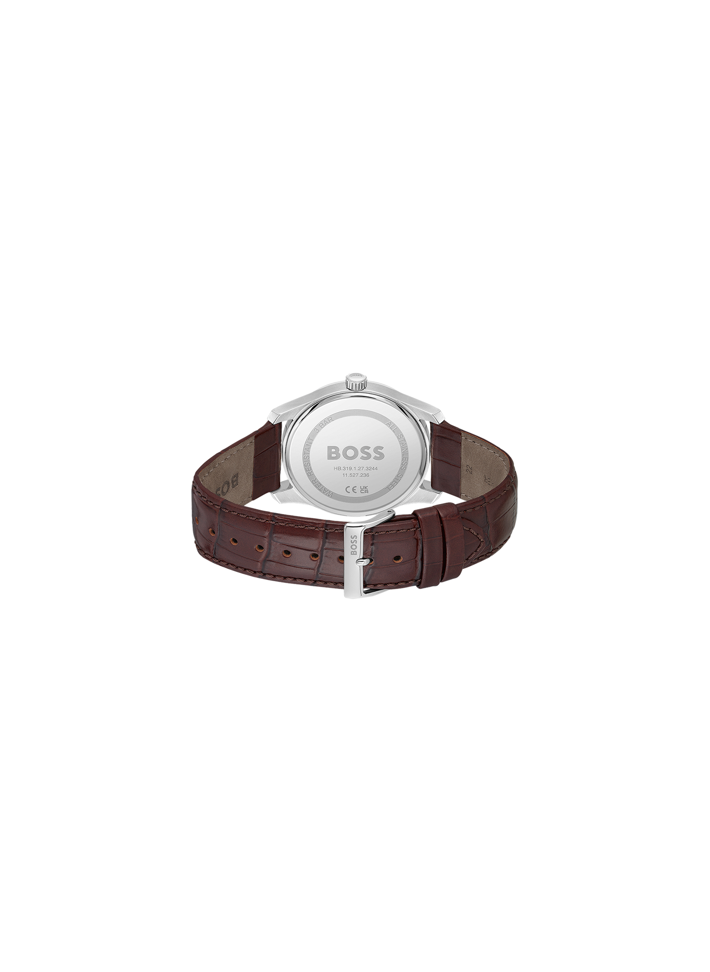 Montre quartz Principle en cuir BOSS MONTRES Blanc