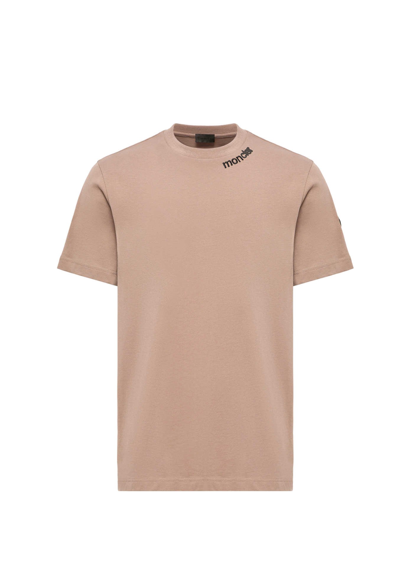 Katoenen T-shirt MONCLER Beige