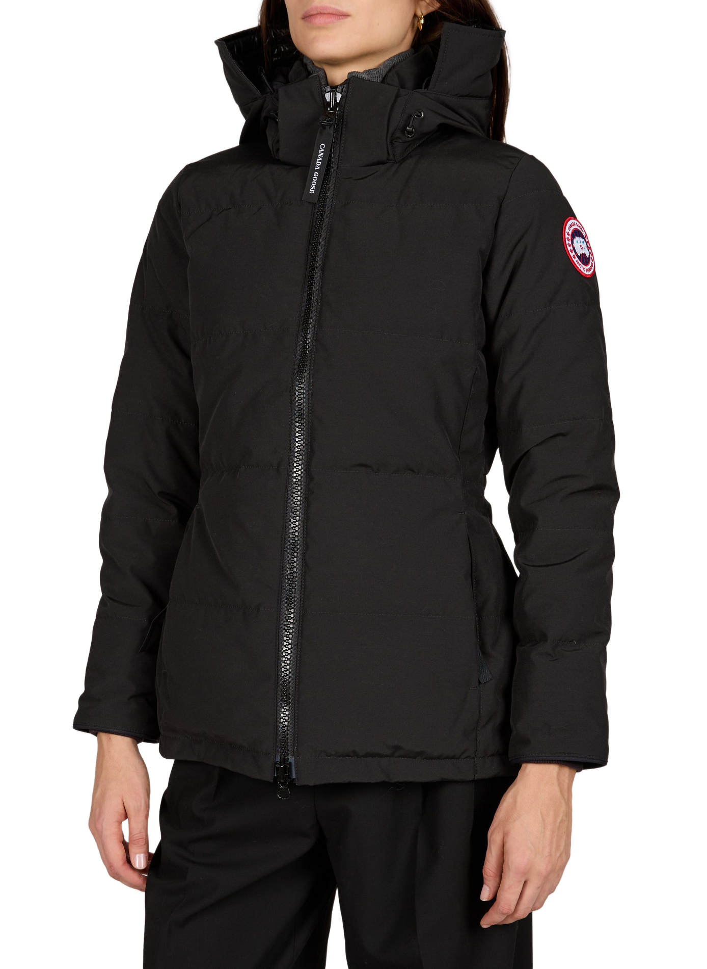 Parka Chelsea matelassée à capuche CANADA GOOSE Noir